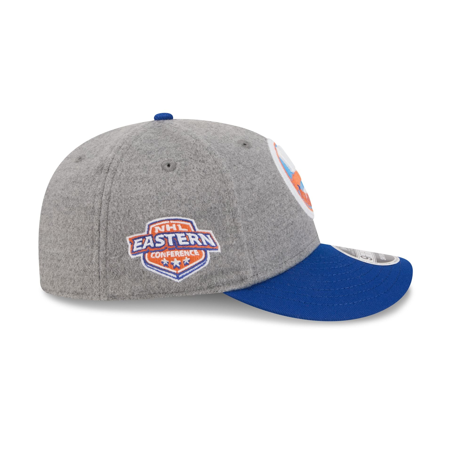 New York Islanders Heather Gray Wool Low Profile 9FIFTY Snapback Hat - Image 4