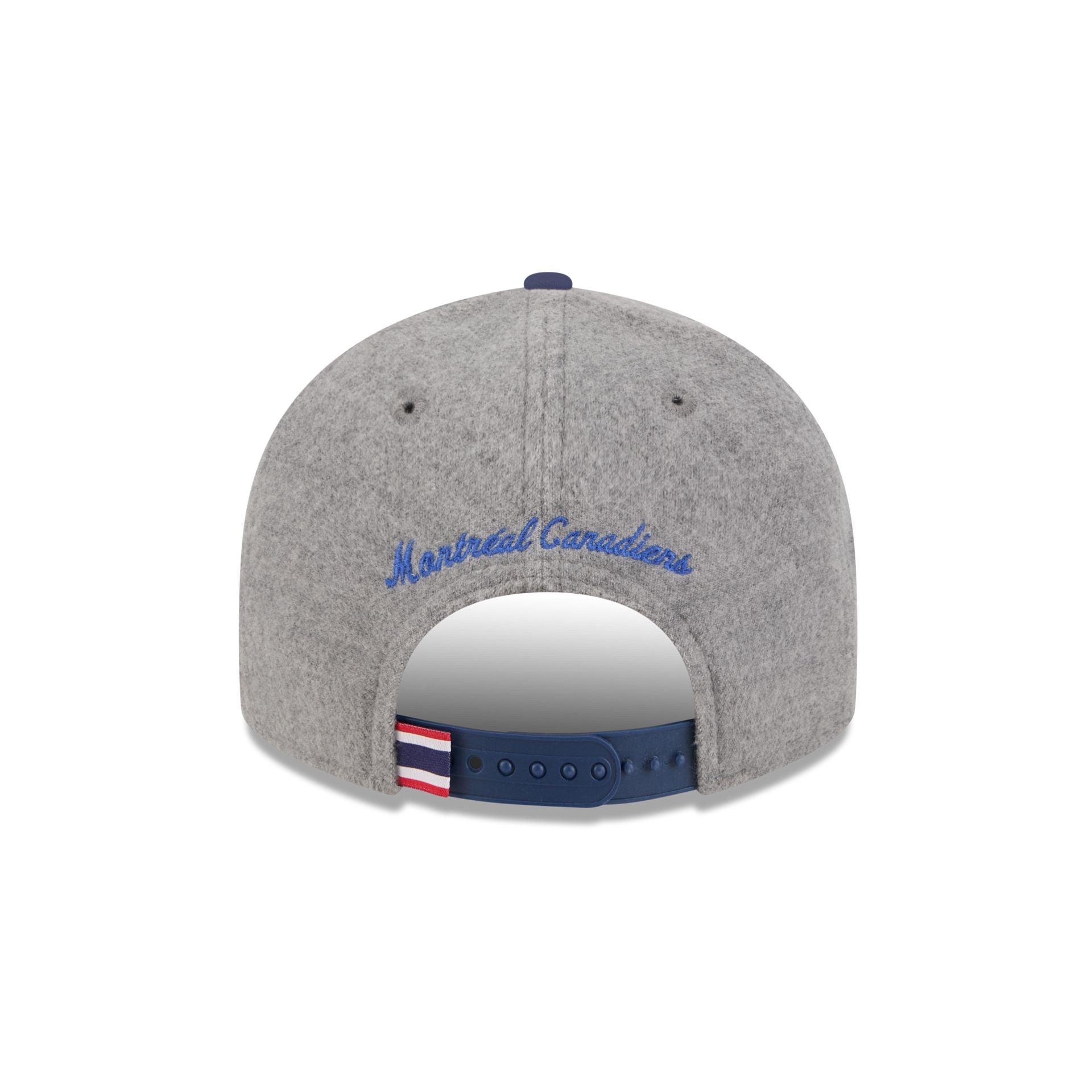 Montreal Canadiens Heather Gray Wool Low Profile 9FIFTY Snapback Hat - Image 6