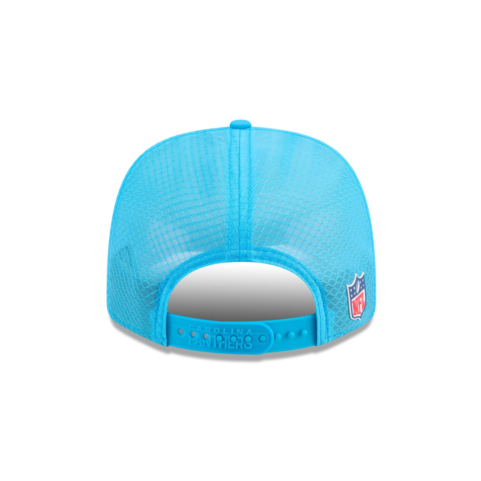 Carolina Panthers 2025 Sideline Hot Weather 9SEVENTY Trucker Hat - Image 6