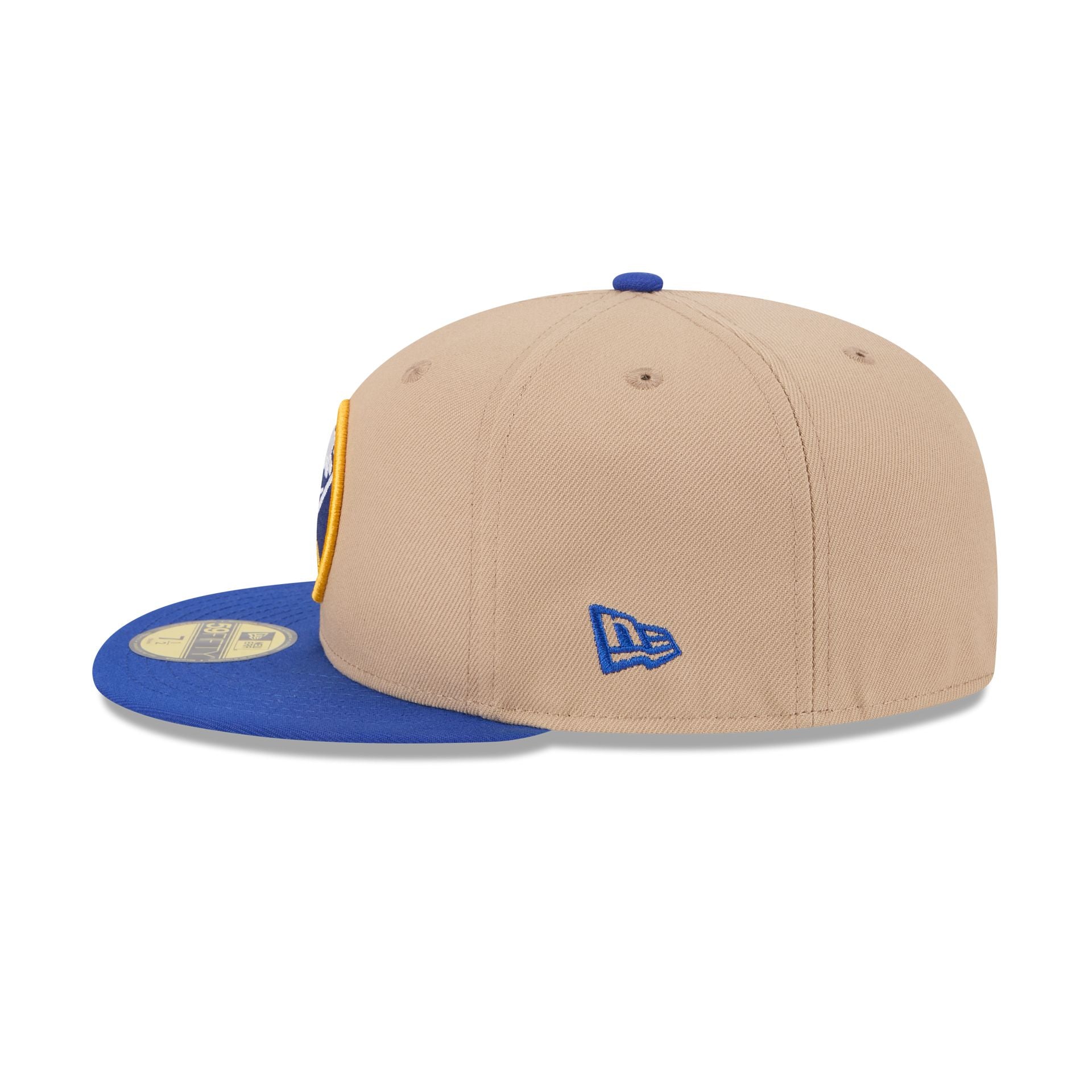 Buffalo Sabres Camel Blue Visor 59FIFTY Fitted Hat - Image 4