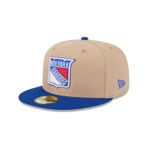 New York Rangers Camel 59FIFTY Fitted Hat