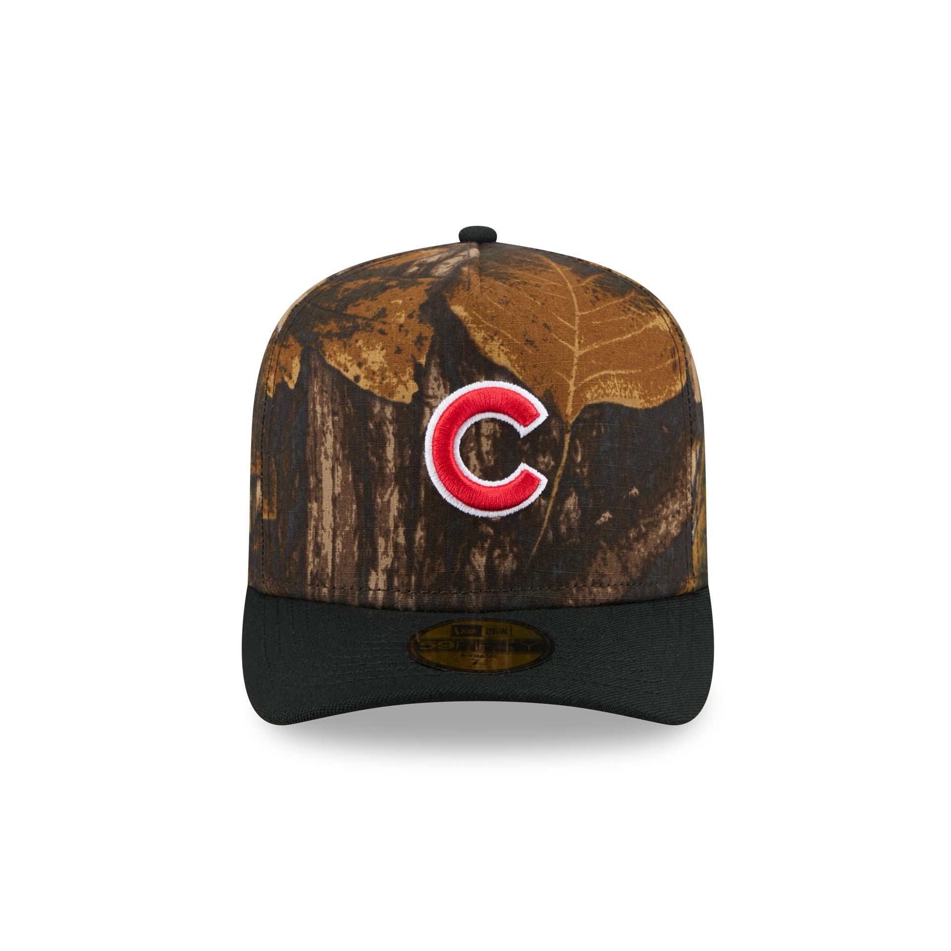 Chicago Cubs Ripstop Camo 59FIFTY A-Frame Fitted Hat - Image 2