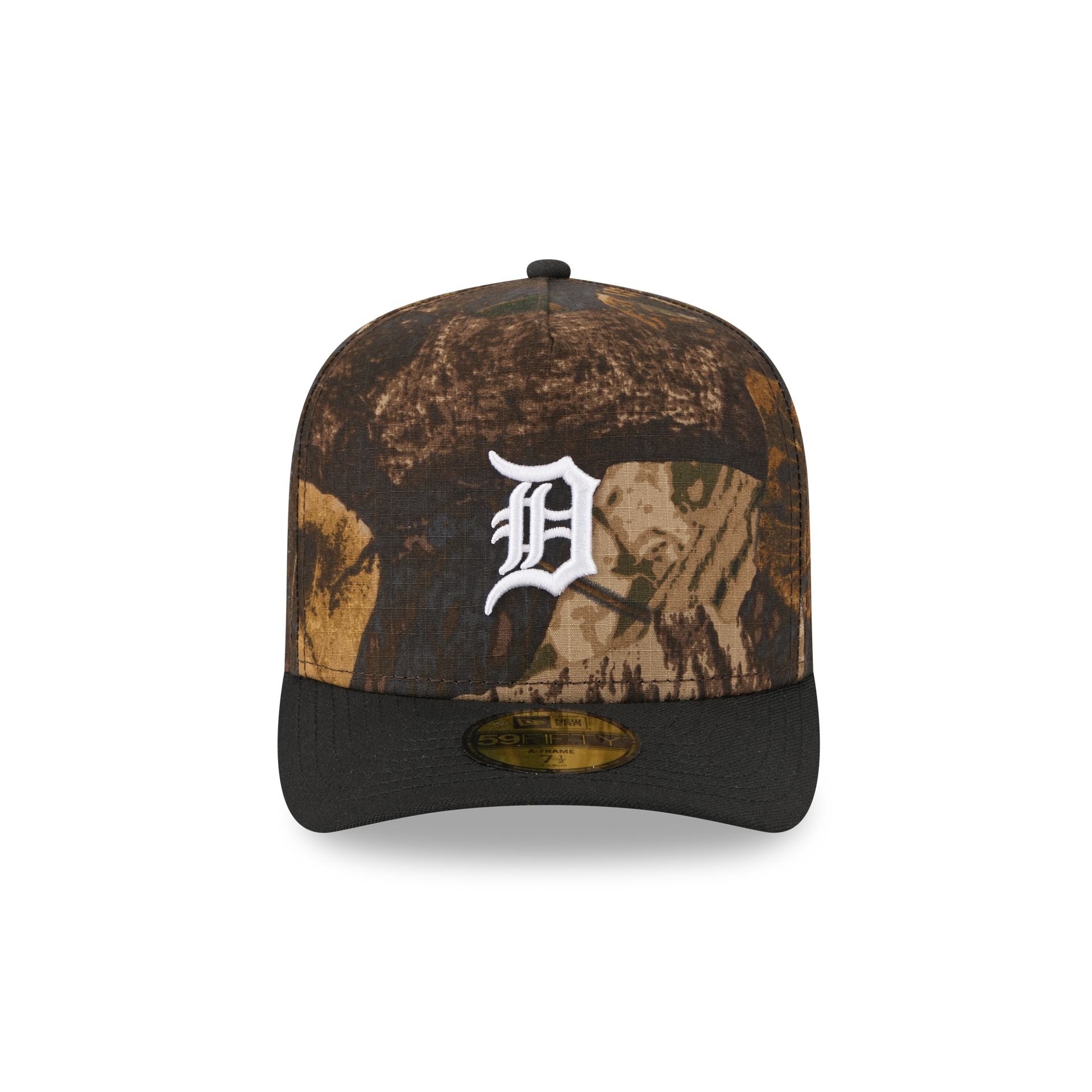 Detroit Tigers Ripstop Camo 59FIFTY A-Frame Fitted Hat - Image 2