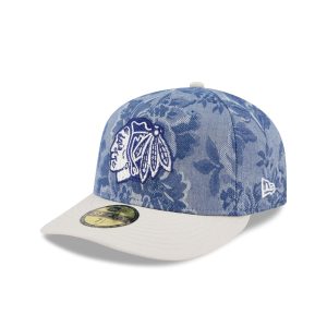 Chicago Blackhawks Two-Tone Denim 59FIFTY Fitted Hat