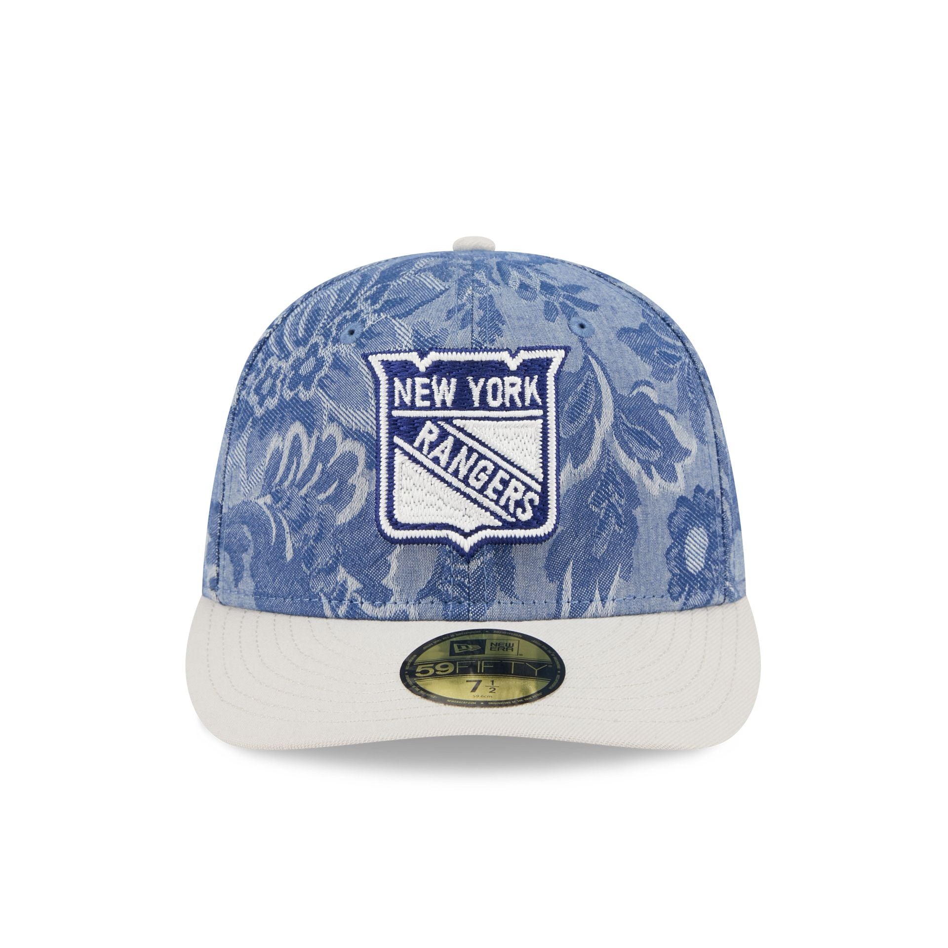 New York Rangers Two-Tone Denim 59FIFTY Fitted Hat - Image 2