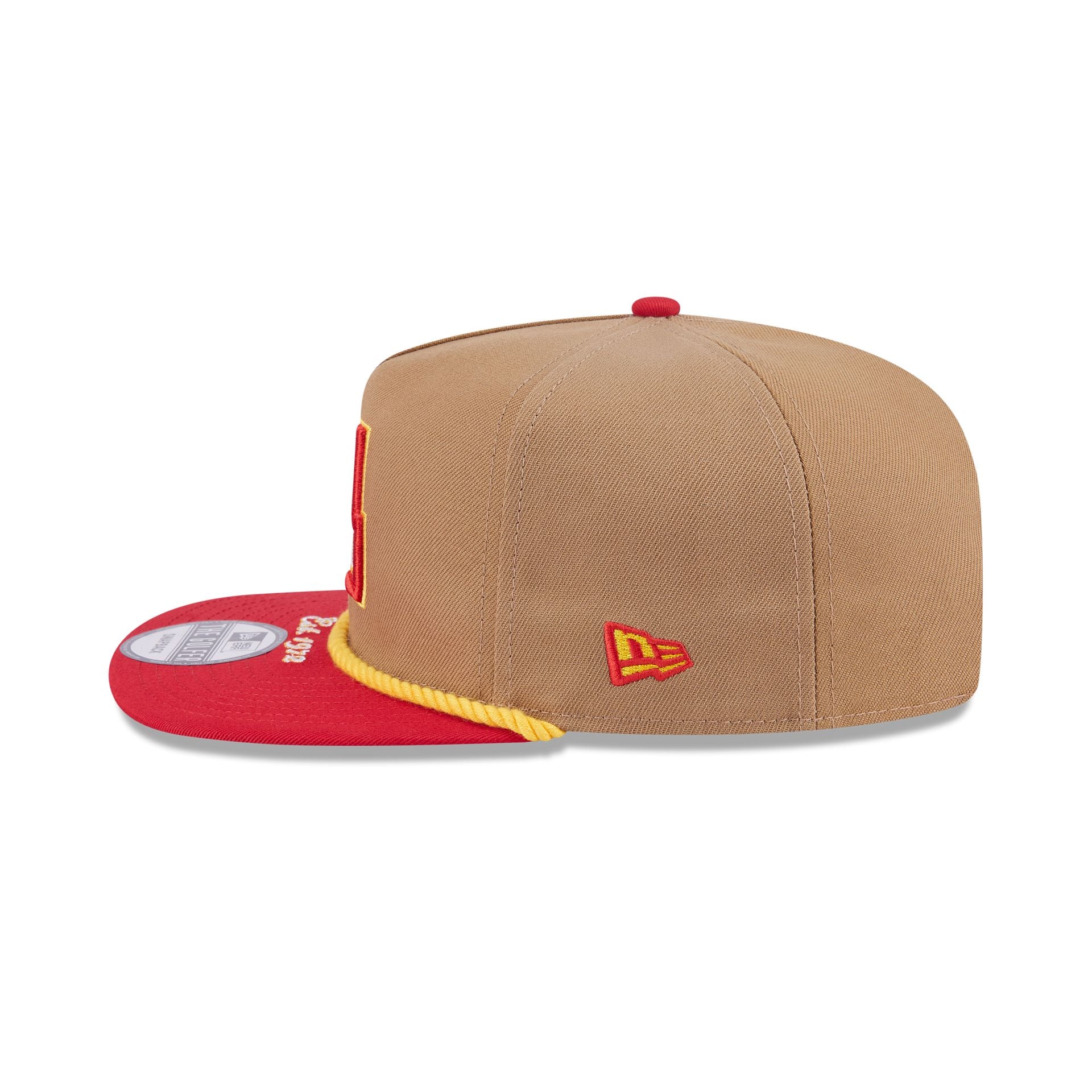 Calgary Flames Khaki Rope Golfer Hat - Image 4