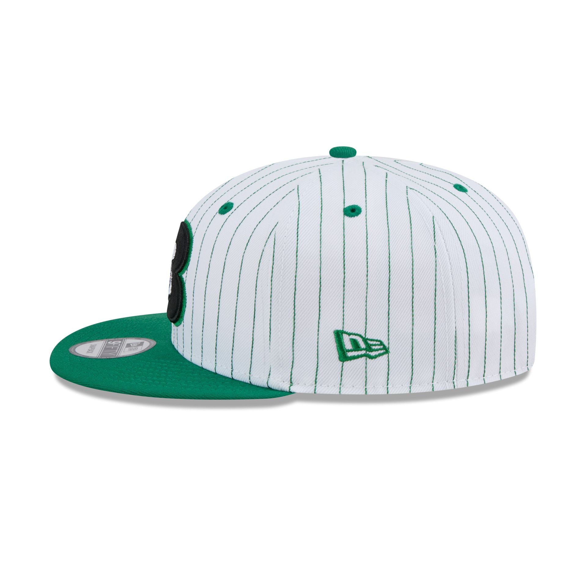 Boston Celtics Deceptor Pinstripe 9FIFTY Snapback Hat - Image 5