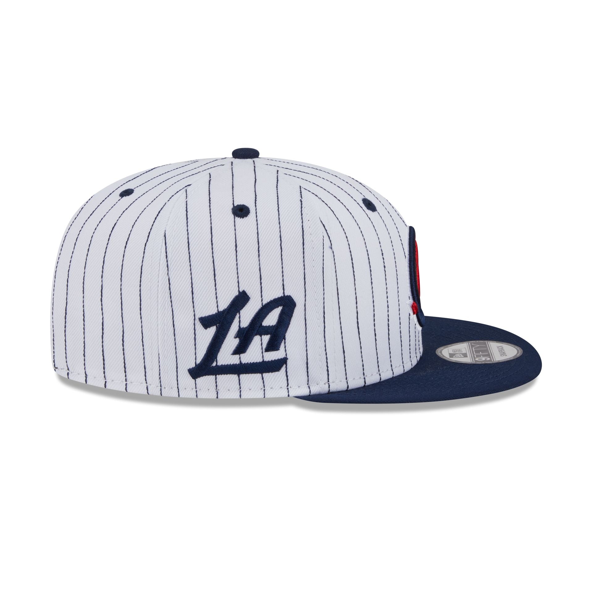 Los Angeles Clippers Deceptor Pinstripe 9FIFTY Snapback Hat - Image 4