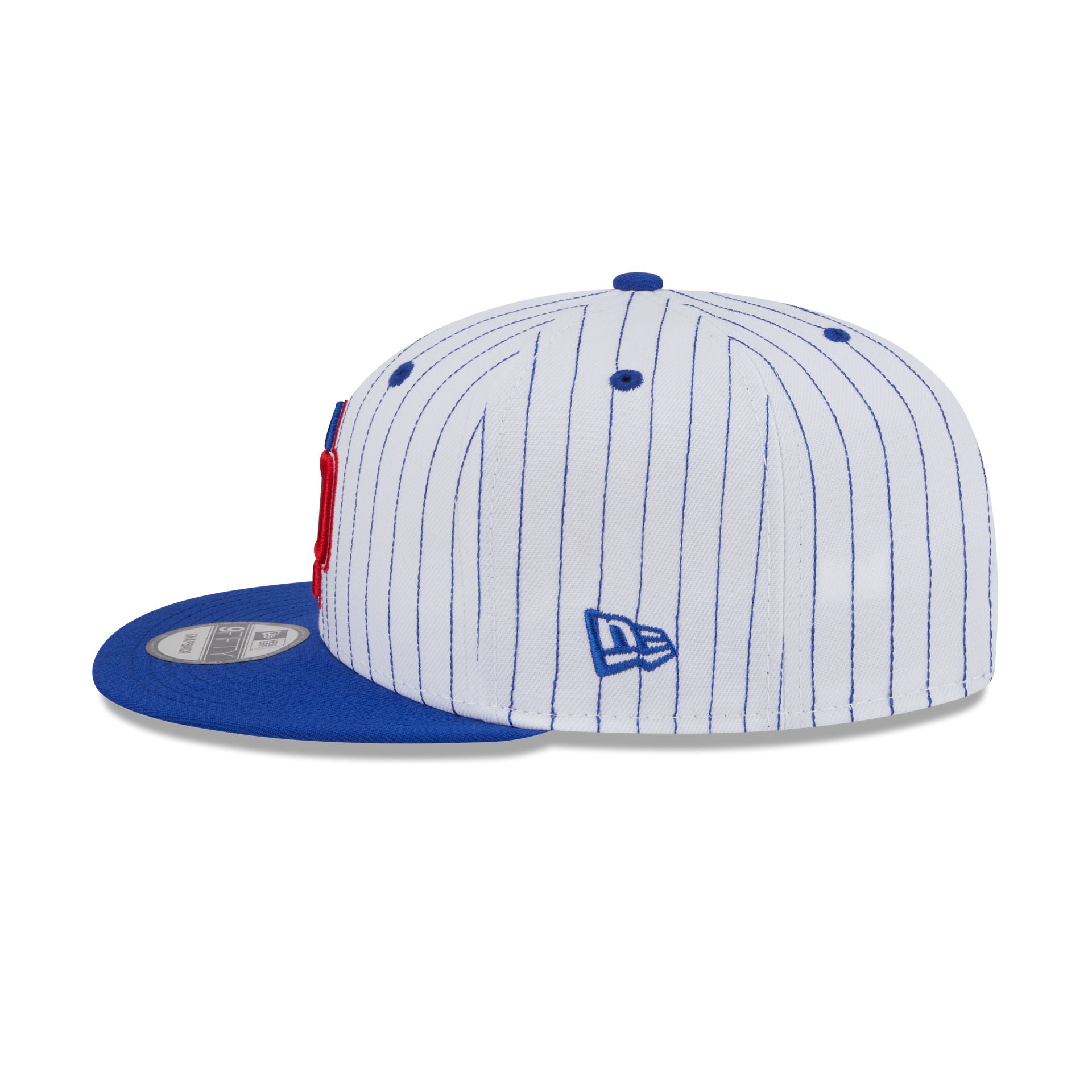 Detroit Pistons Deceptor Pinstripe 9FIFTY Snapback Hat - Image 5