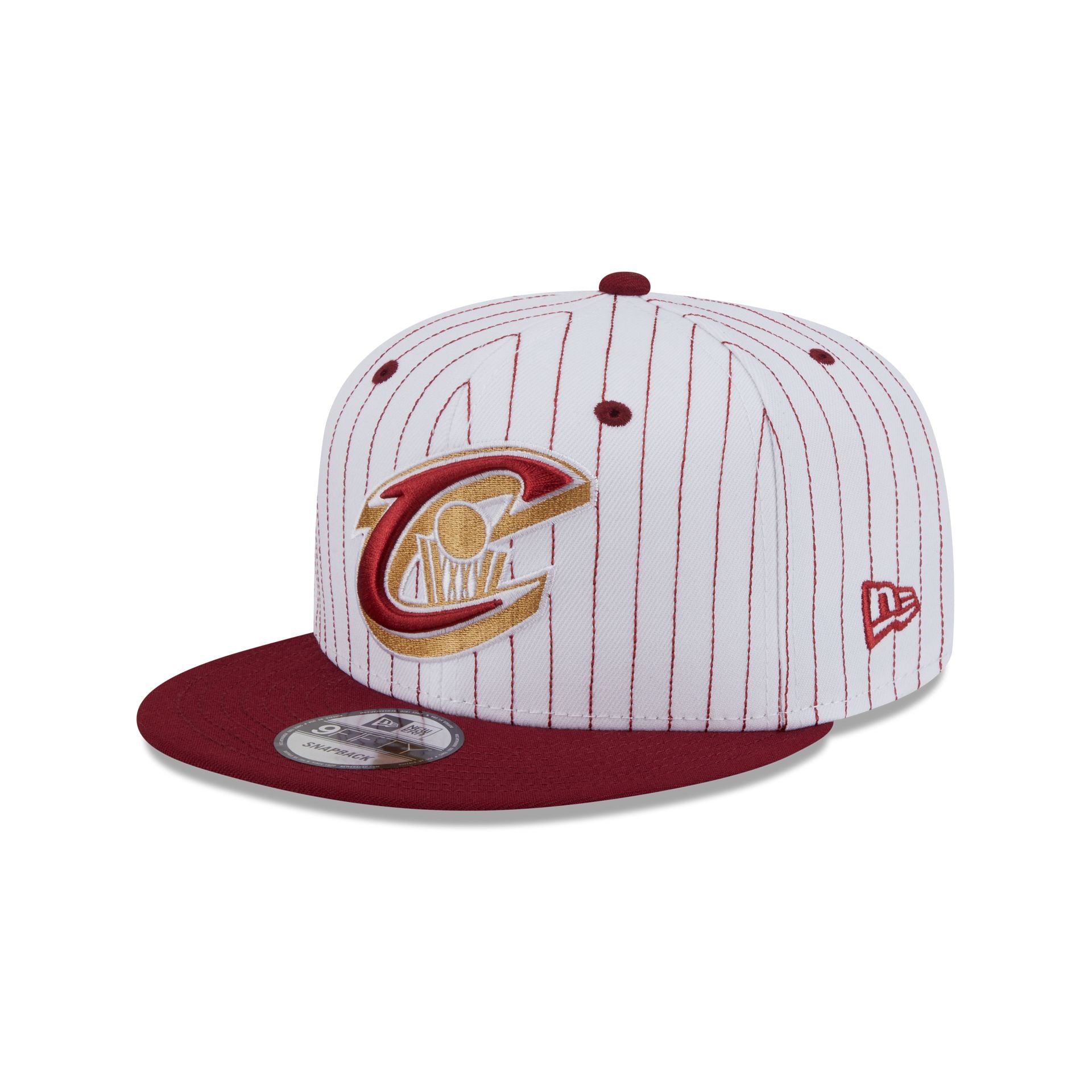 Cleveland Cavaliers Deceptor Pinstripe 9FIFTY Snapback Hat - Image 3