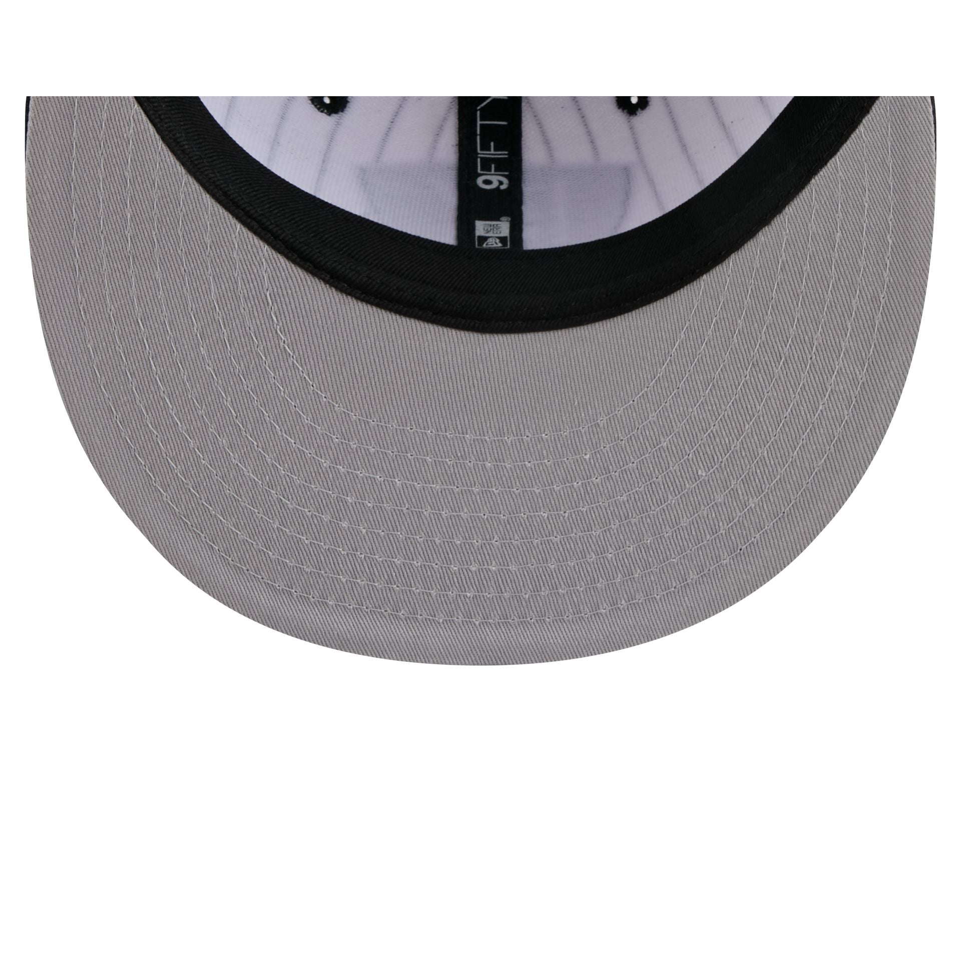 Brooklyn Nets Deceptor Pinstripe 9FIFTY Snapback Hat - Image 7