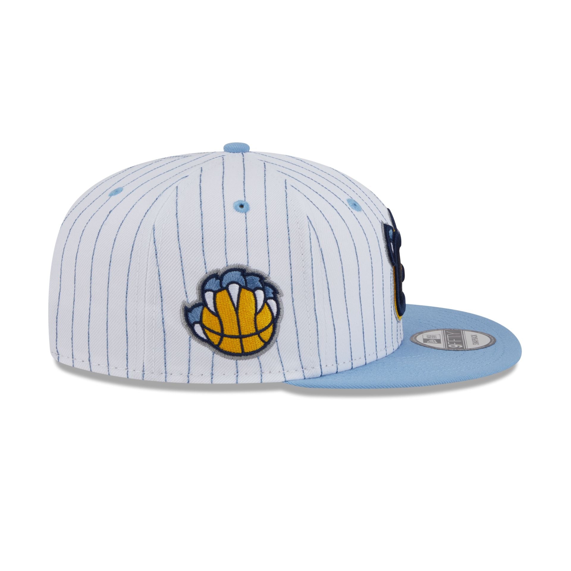 Memphis Grizzlies Deceptor Pinstripe 9FIFTY Snapback Hat - Image 4