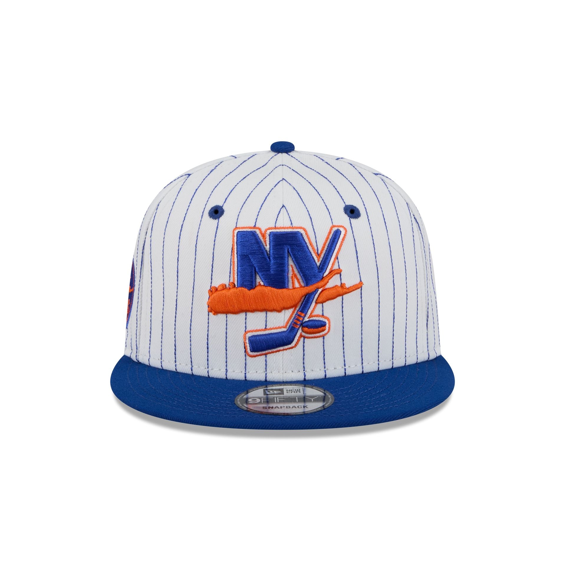 New York Islanders Deceptor Pinstripe 9FIFTY Snapback Hat - Image 2