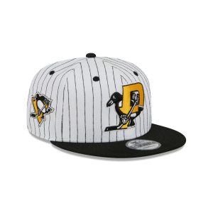 Pittsburgh Penguins Deceptor Pinstripe 9FIFTY Snapback Hat