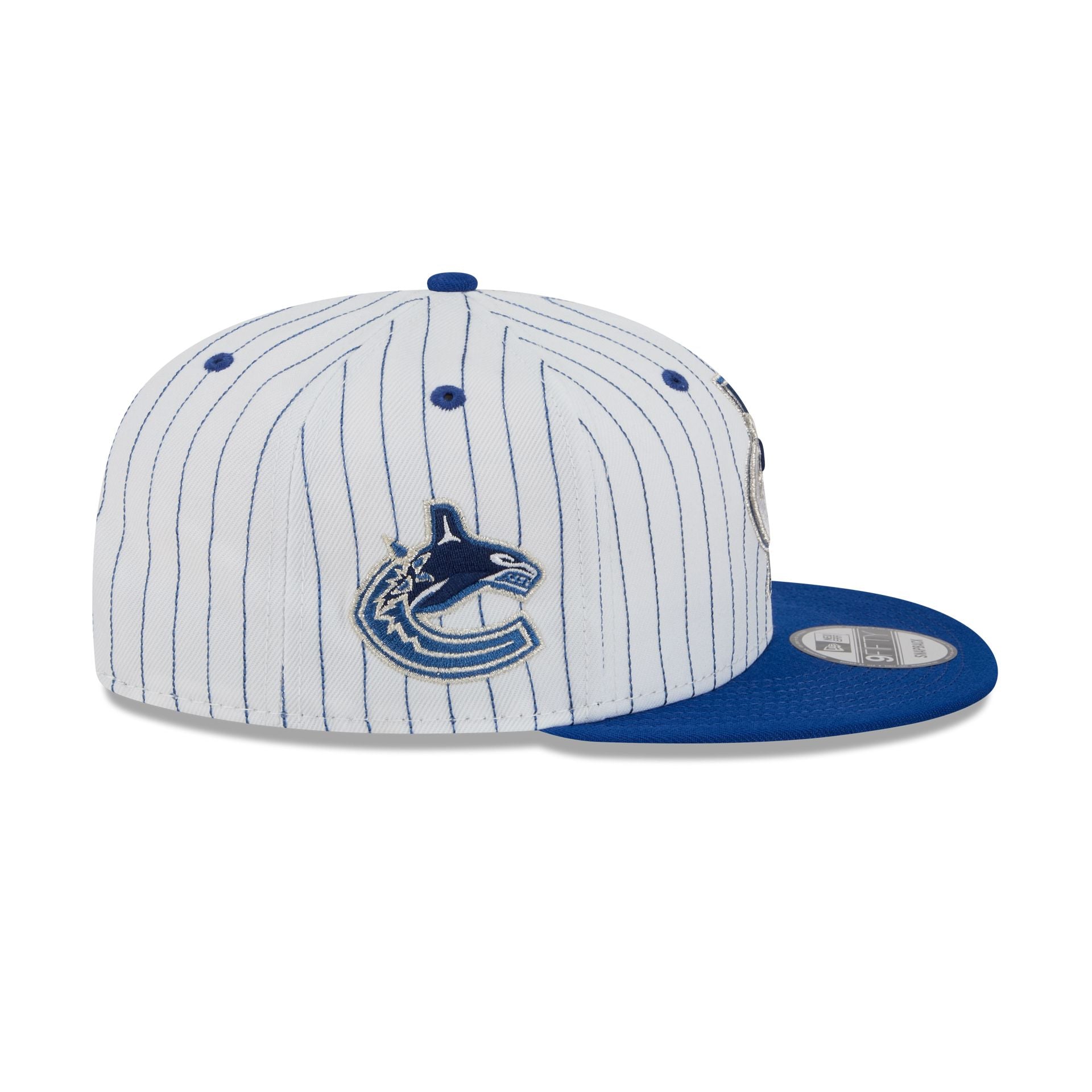 Vancouver Canucks Deceptor Pinstripe 9FIFTY Snapback Hat - Image 4