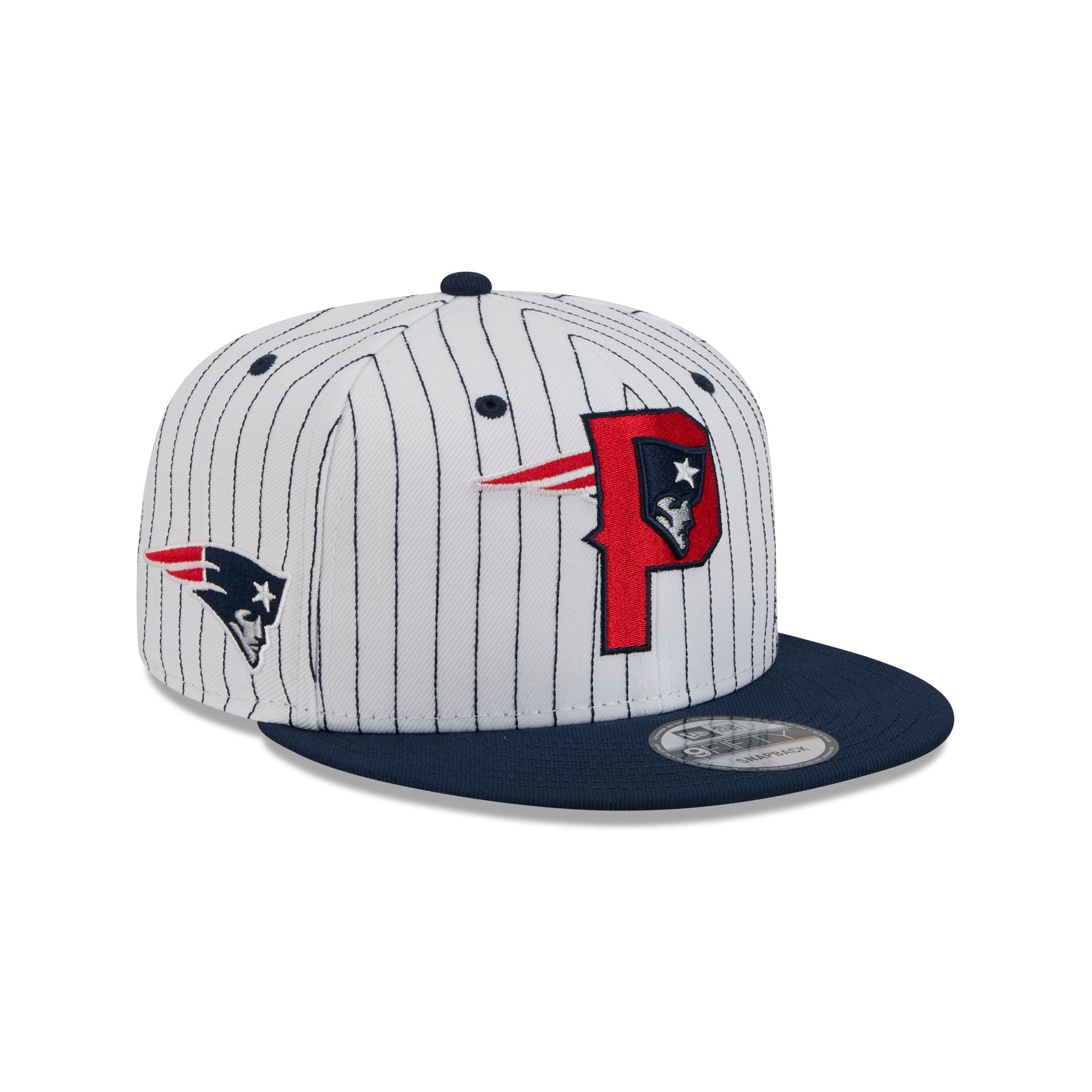 New England Patriots Deceptor Pinstripe 9FIFTY Snapback Hat