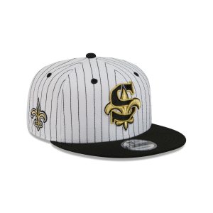 New Orleans Saints Deceptor Pinstripe 9FIFTY Snapback Hat