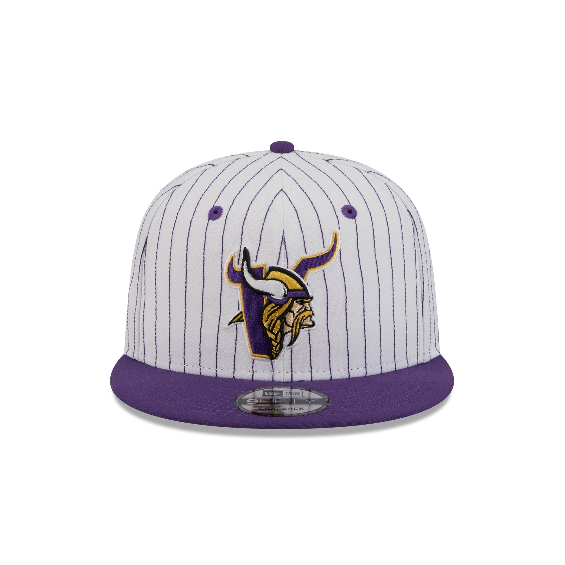 Minnesota Vikings Deceptor Pinstripe 9FIFTY Snapback Hat - Image 2