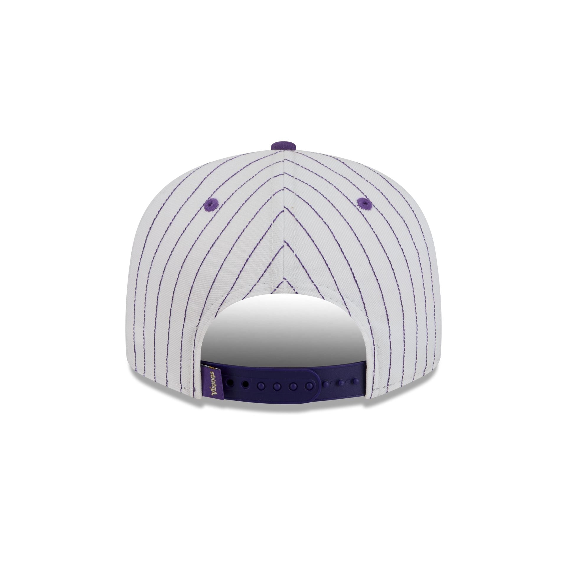 Minnesota Vikings Deceptor Pinstripe 9FIFTY Snapback Hat - Image 6