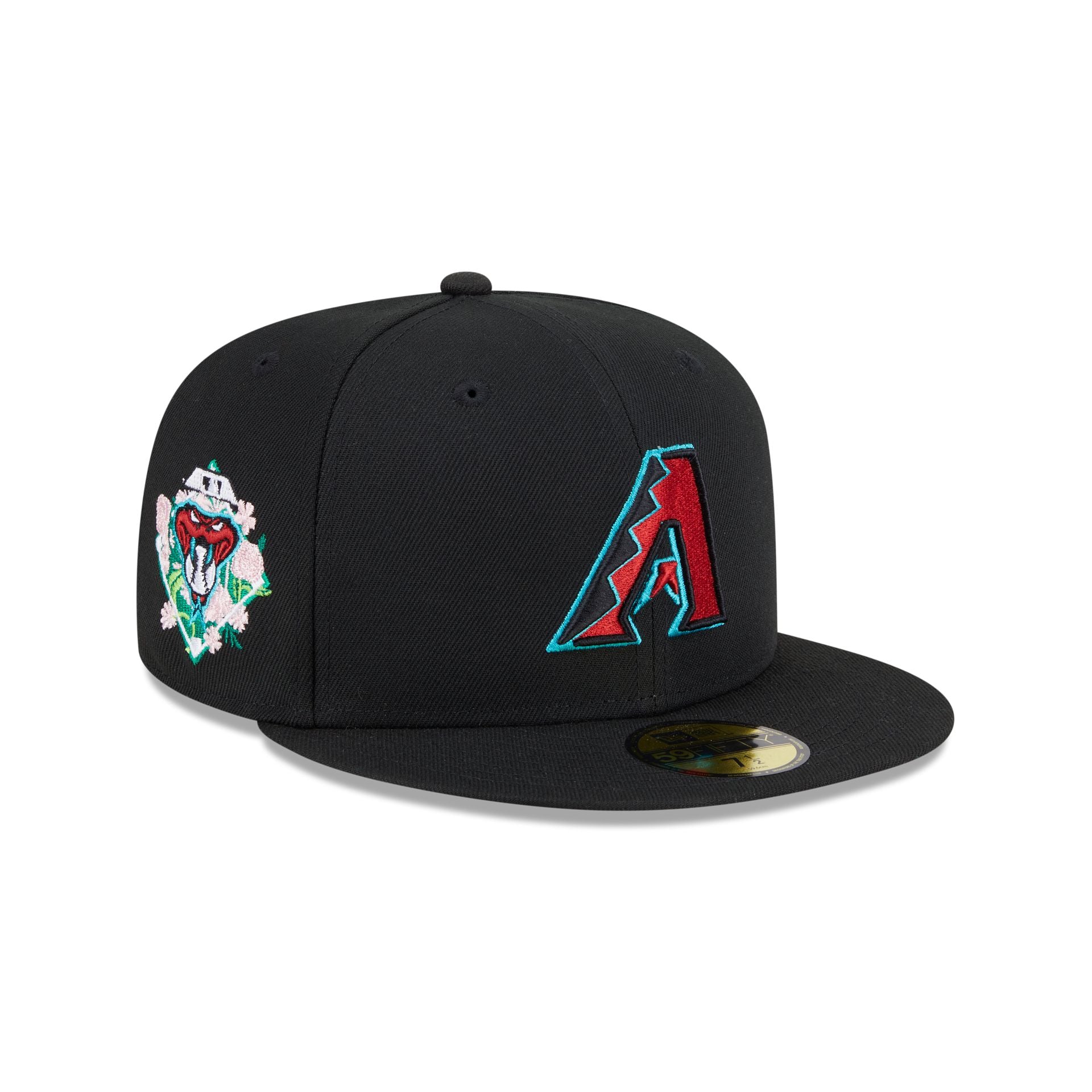Arizona Diamondbacks Floral Undervisor 59FIFTY Fitted Hat