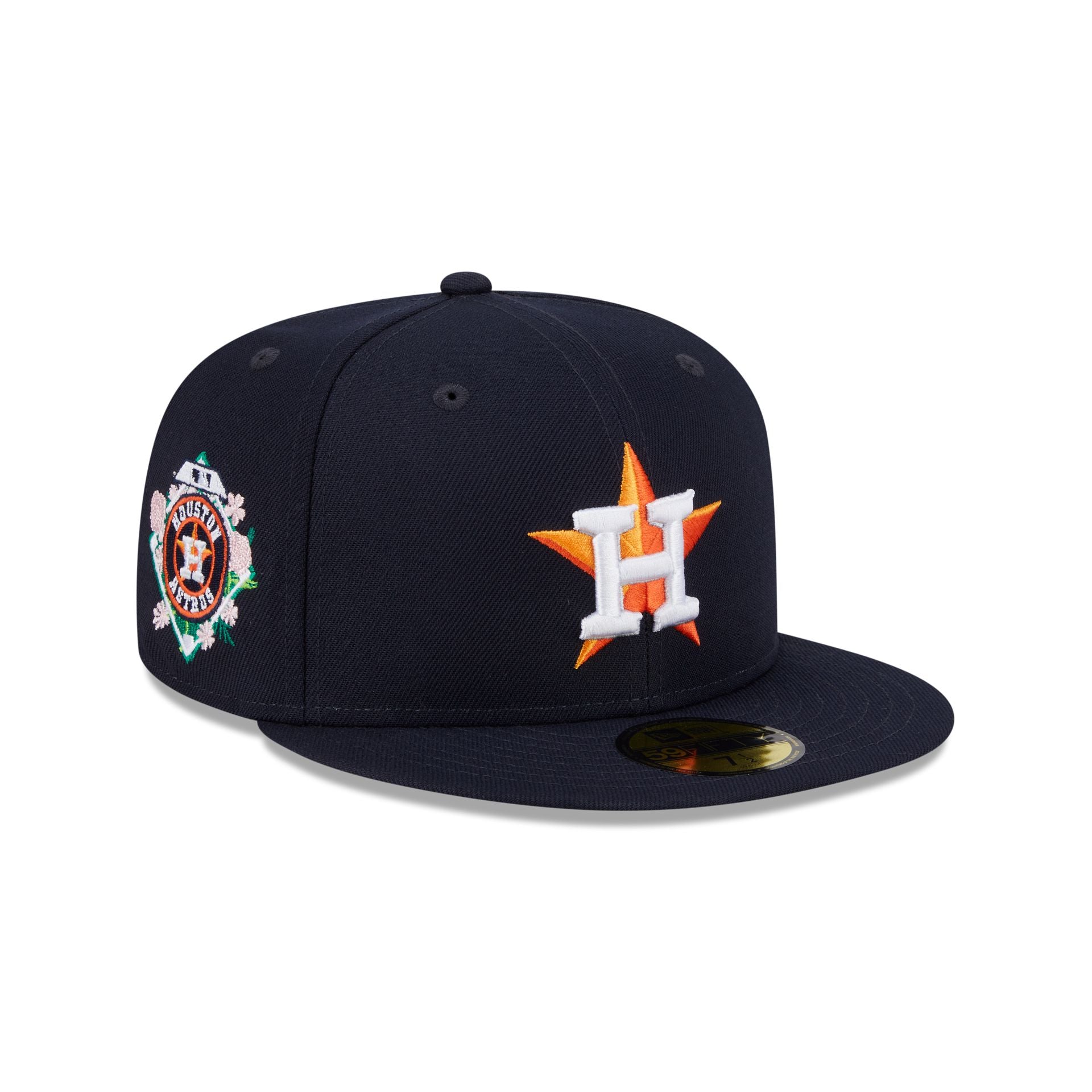 Houston Astros Floral Undervisor 59FIFTY Fitted Hat
