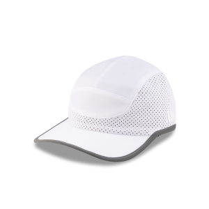 New Era Branded Train Performance Optic White Runner Hat