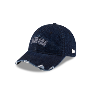 New Era Branded Sweep Rugby Denim Muted Indigo 9FORTY Adjustable Hat