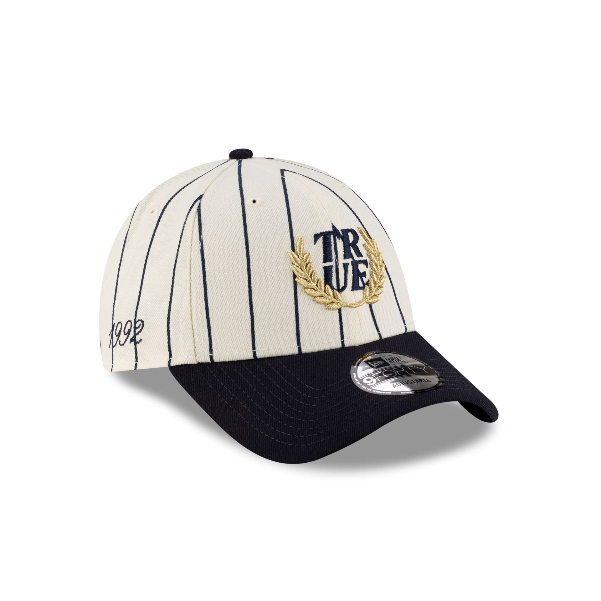 TRUE. Navy Pinstripe 9FORTY Adjustable Hat - Image 3