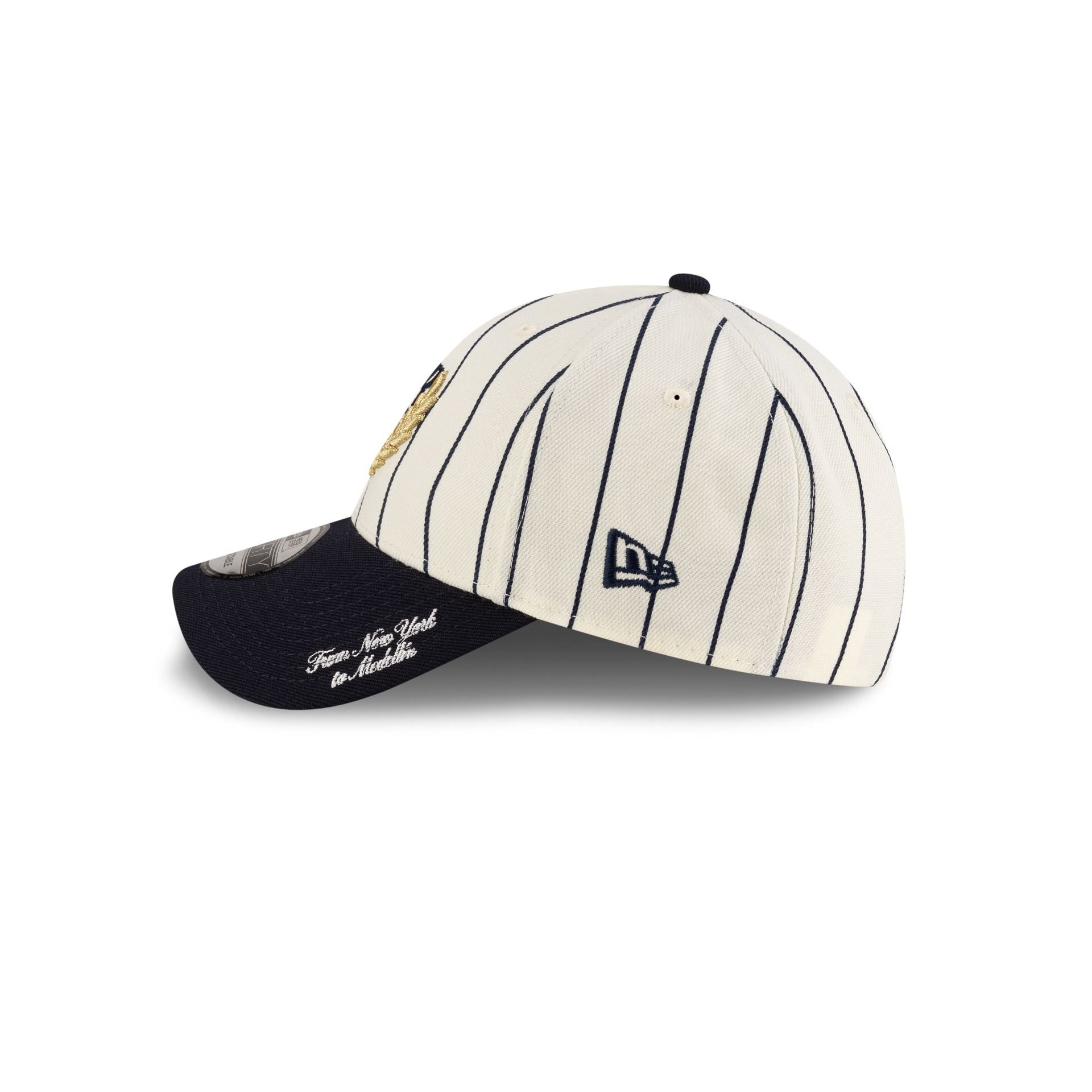 TRUE. Navy Pinstripe 9FORTY Adjustable Hat - Image 5