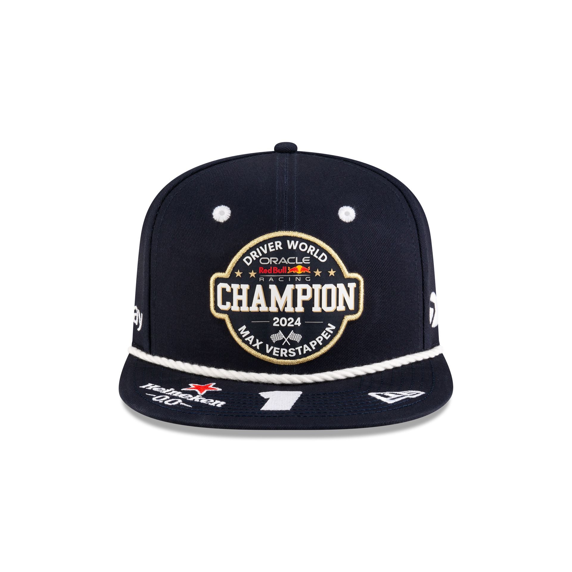 Oracle Red Bull Racing Max Verstappen 2024 Driver World Champion 9FIFTY Original Fit Snapback Hat - Image 2