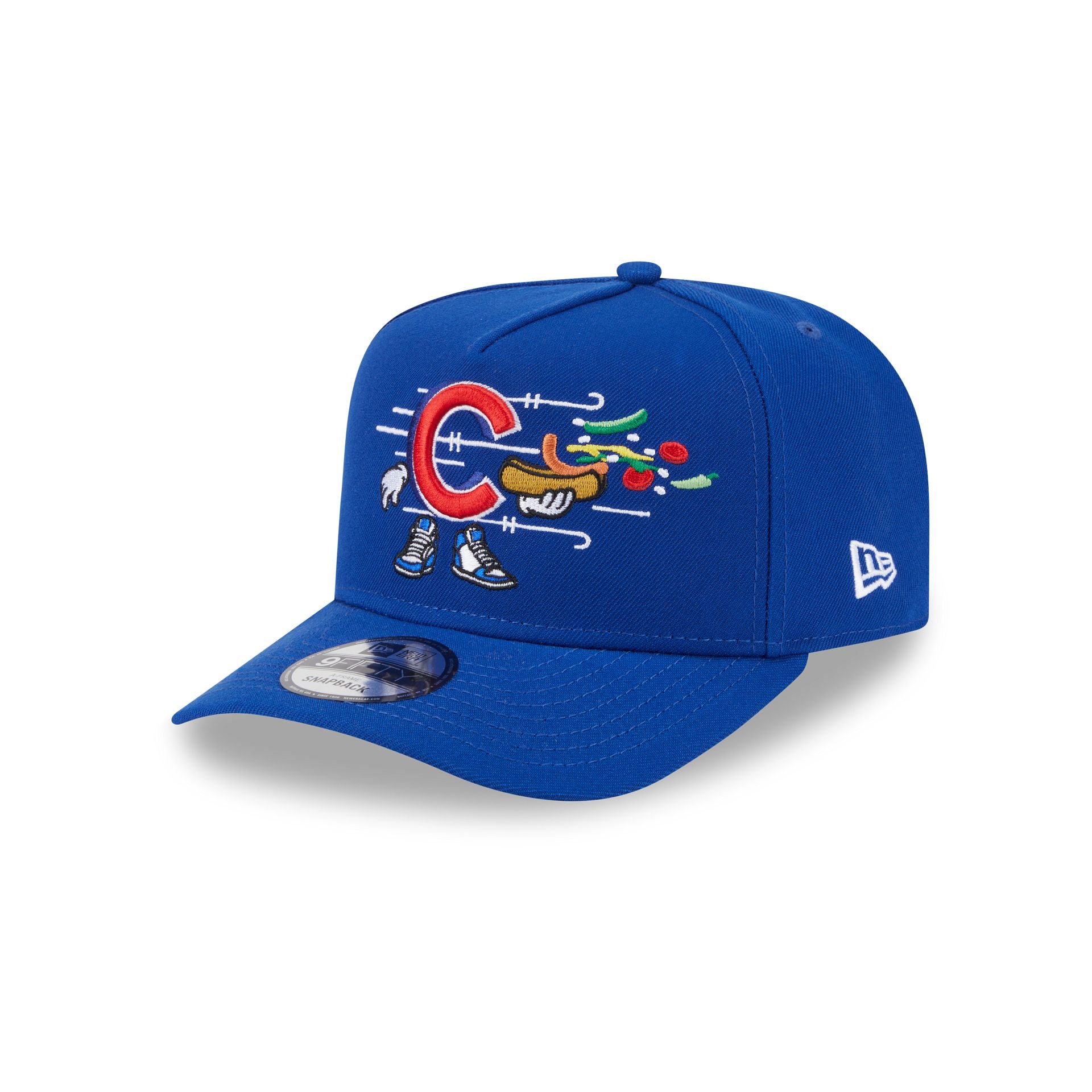Chicago Cubs Cartoon 9FIFTY A-Frame Snapback Hat - Image 3