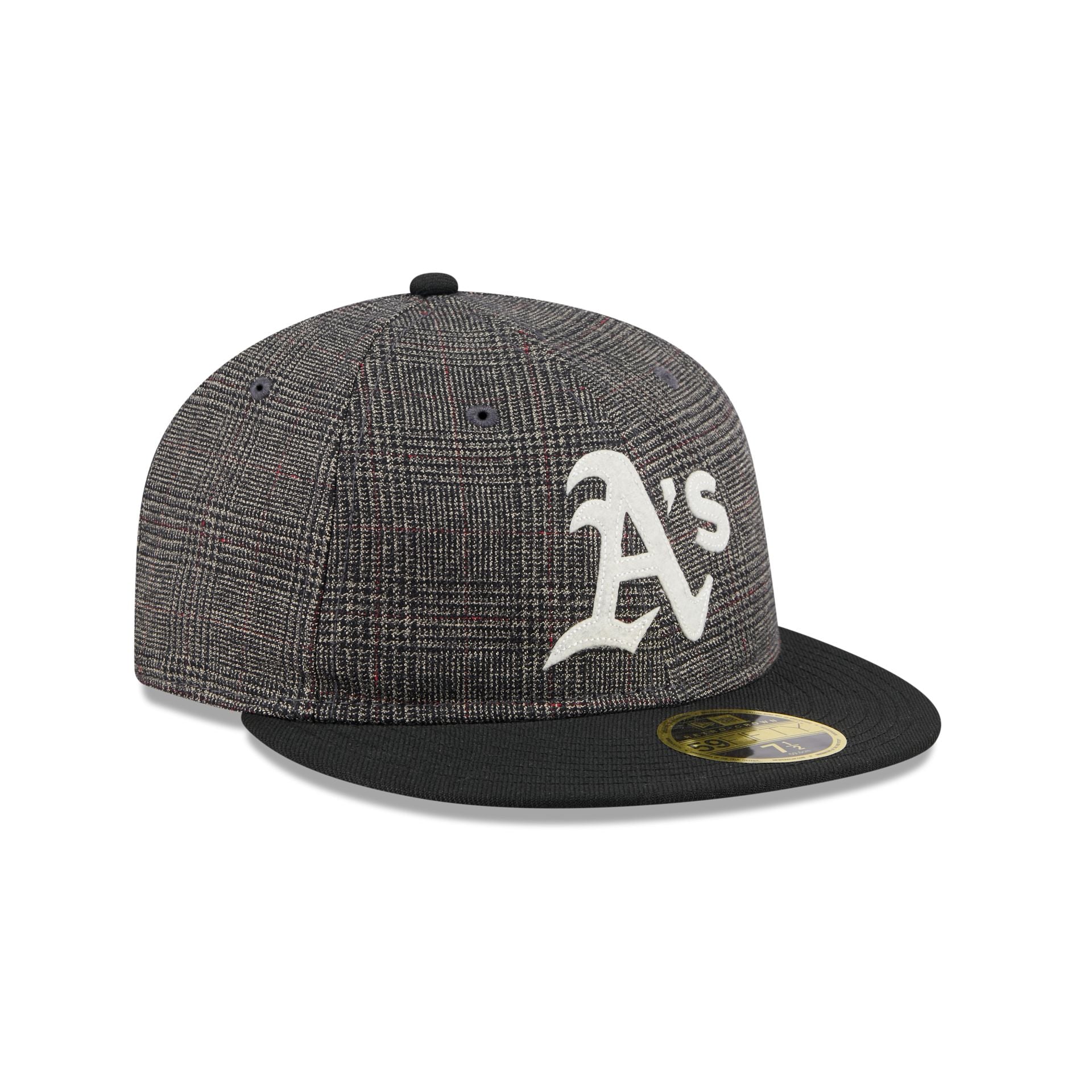Athletics Plaid Retro Crown 59FIFTY Fitted Hat - Image 3