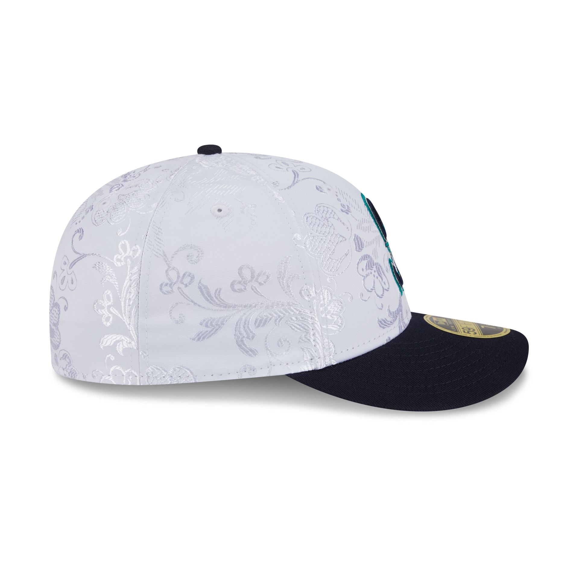 Seattle Mariners Floral Shine Low Profile 59FIFTY Fitted Hat - Image 5