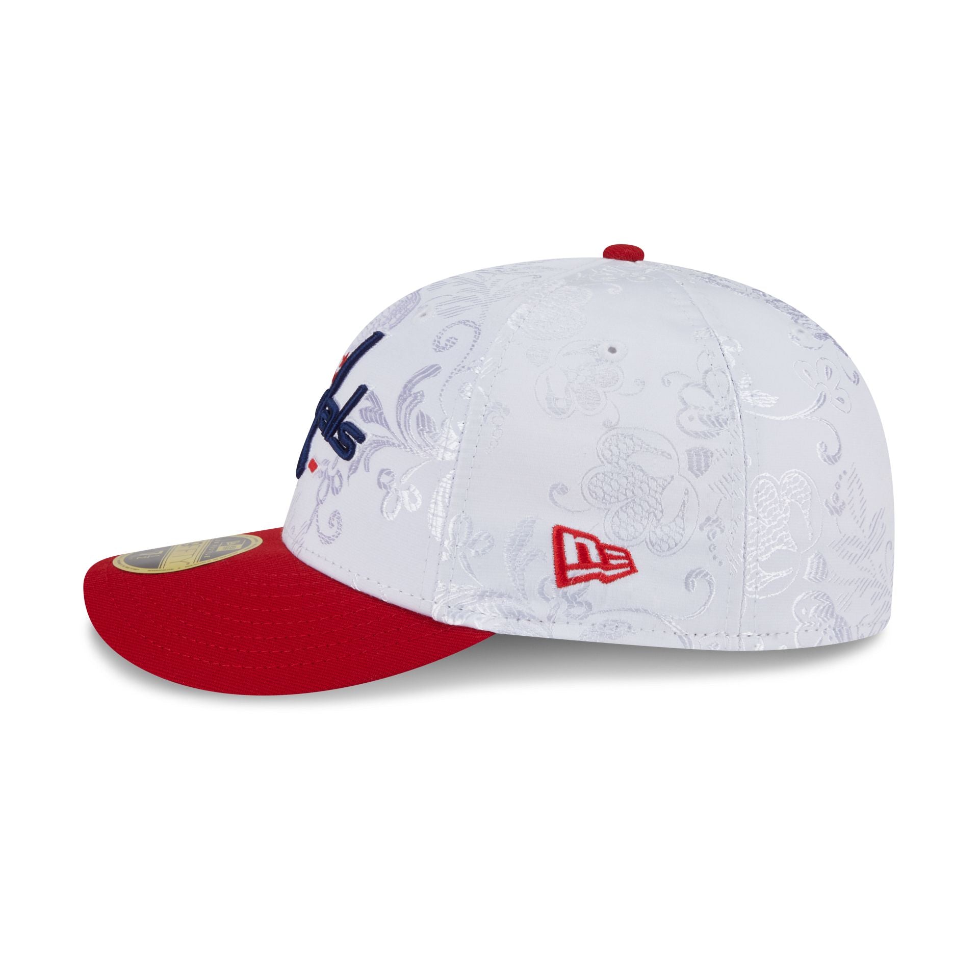 Washington Capitals Floral Shine Low Profile 59FIFTY Fitted Hat - Image 4