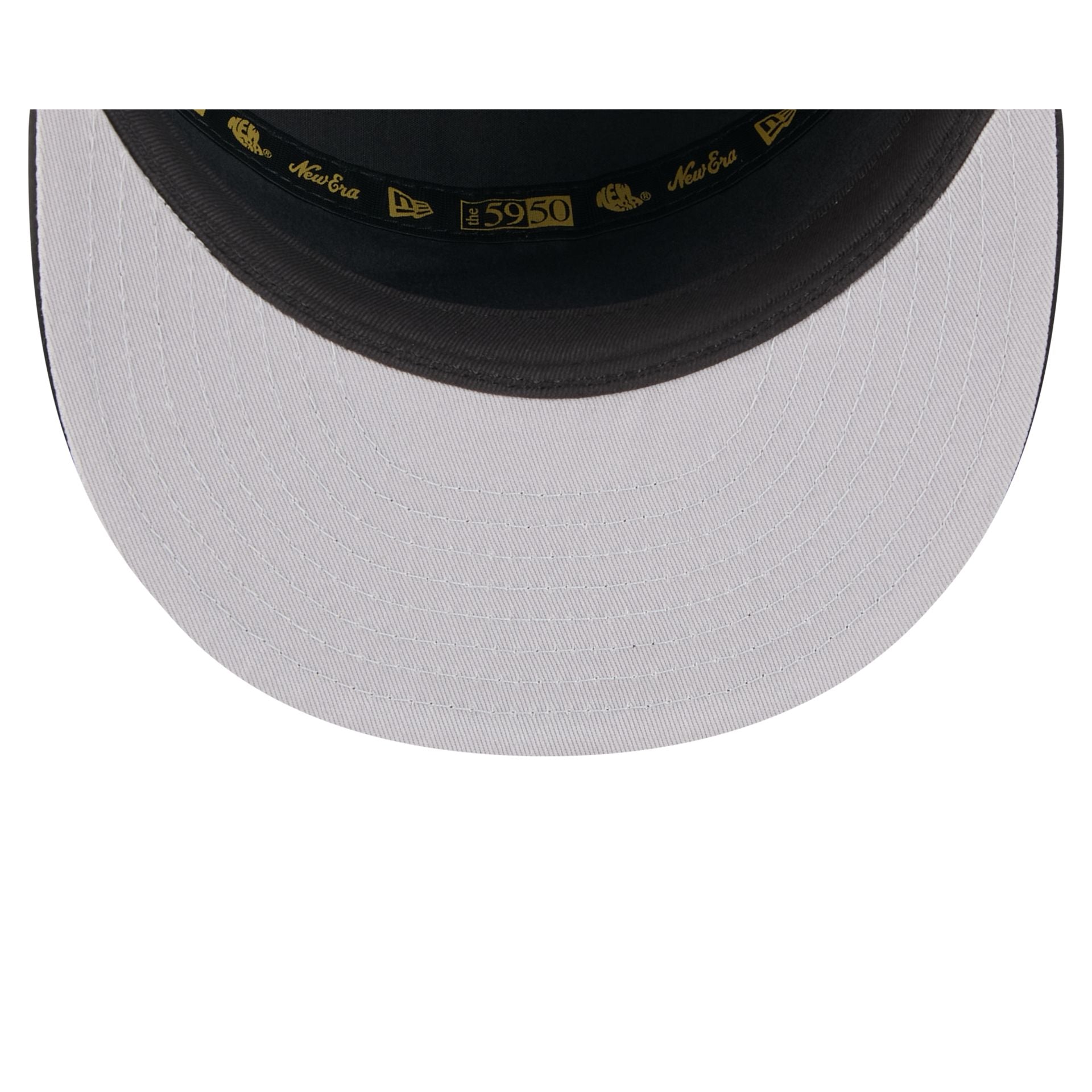 Las Vegas Raiders Black Poly Rope Split Panel 59FIFTY Fitted Hat - Image 7