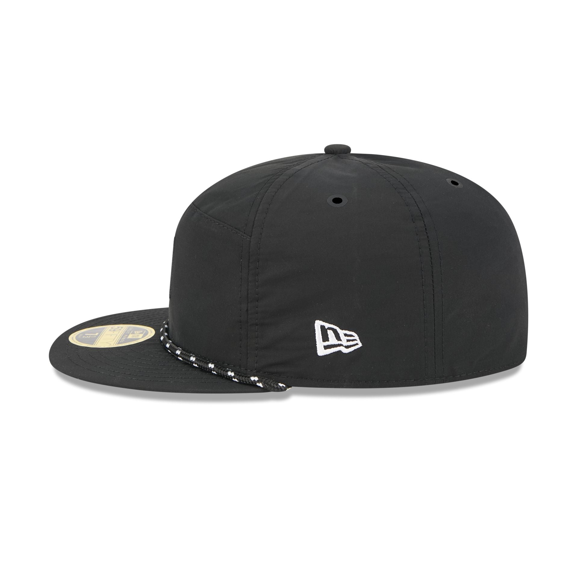Buffalo Bills Black Poly Rope Split Panel 59FIFTY Fitted Hat - Image 4