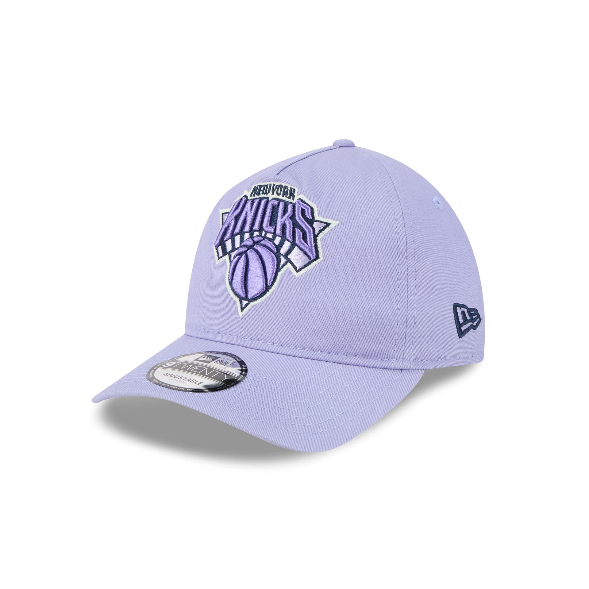New York Knicks Lavender 9TWENTY A-Frame Adjustable Hat