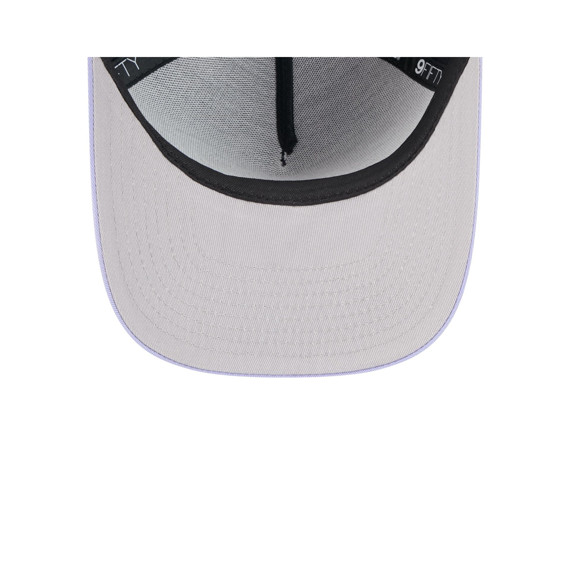 Washington Wizards Navy Lavender 9FIFTY A-Frame Snapback Hat - Image 7