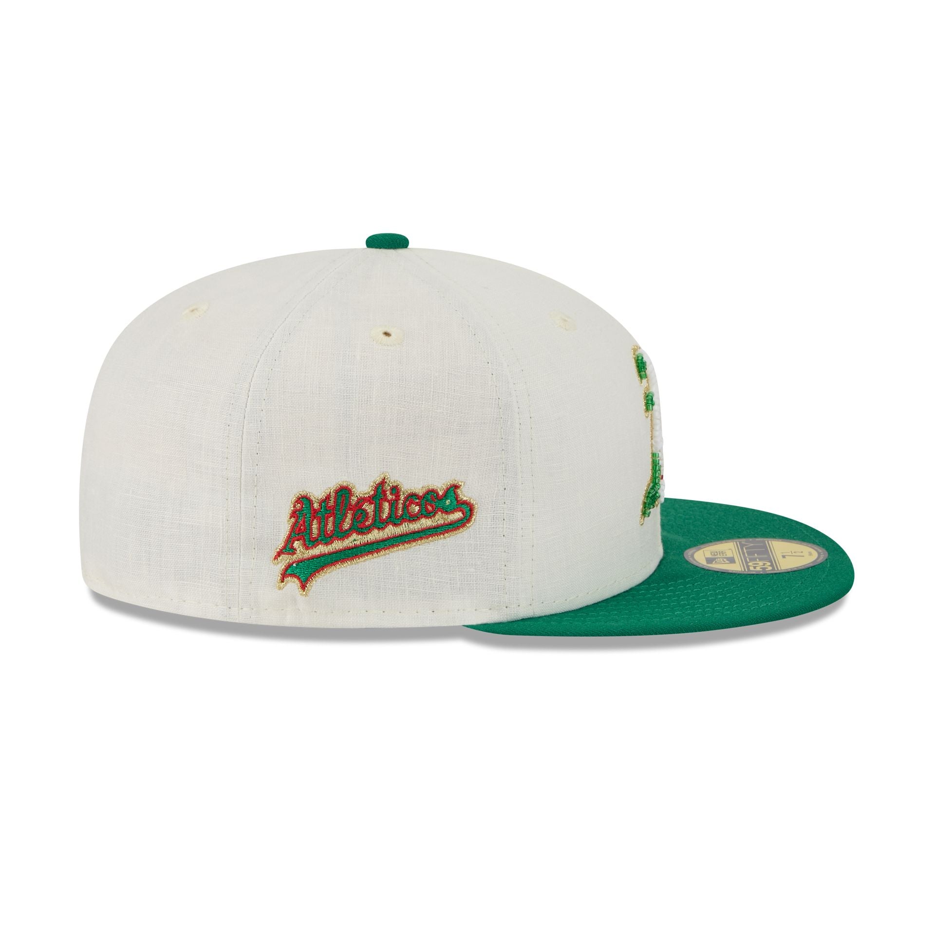 Athletics Beaded Linen 59FIFTY Fitted Hat - Image 4