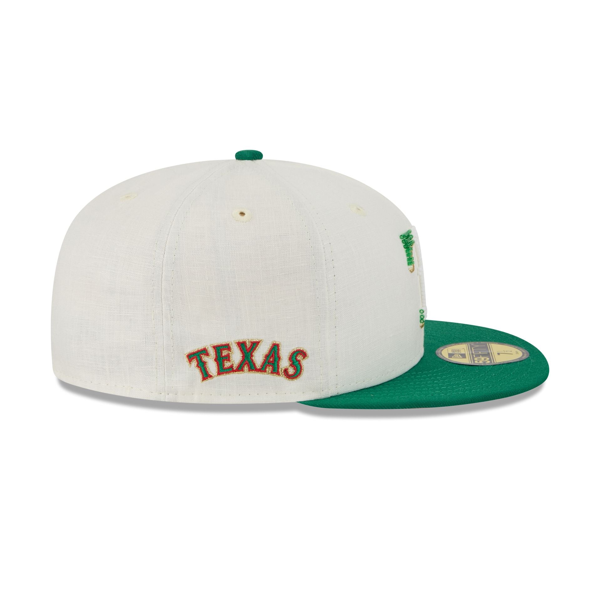 Texas Rangers Beaded Linen 59FIFTY Fitted Hat - Image 4