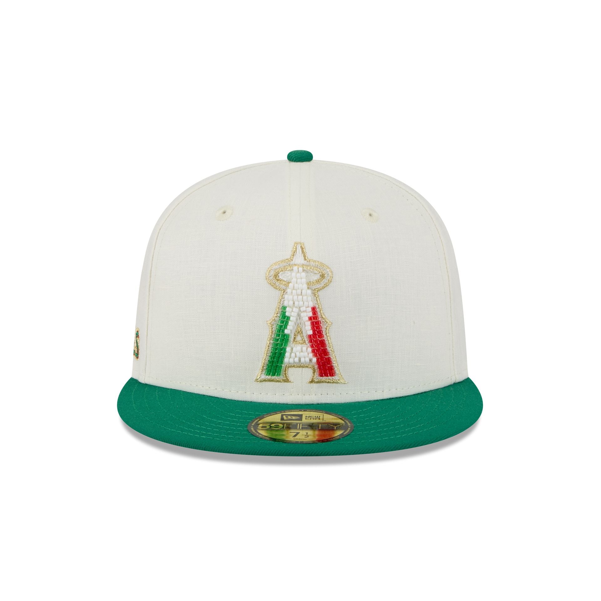 Los Angeles Angels Beaded Linen 59FIFTY Fitted Hat - Image 2