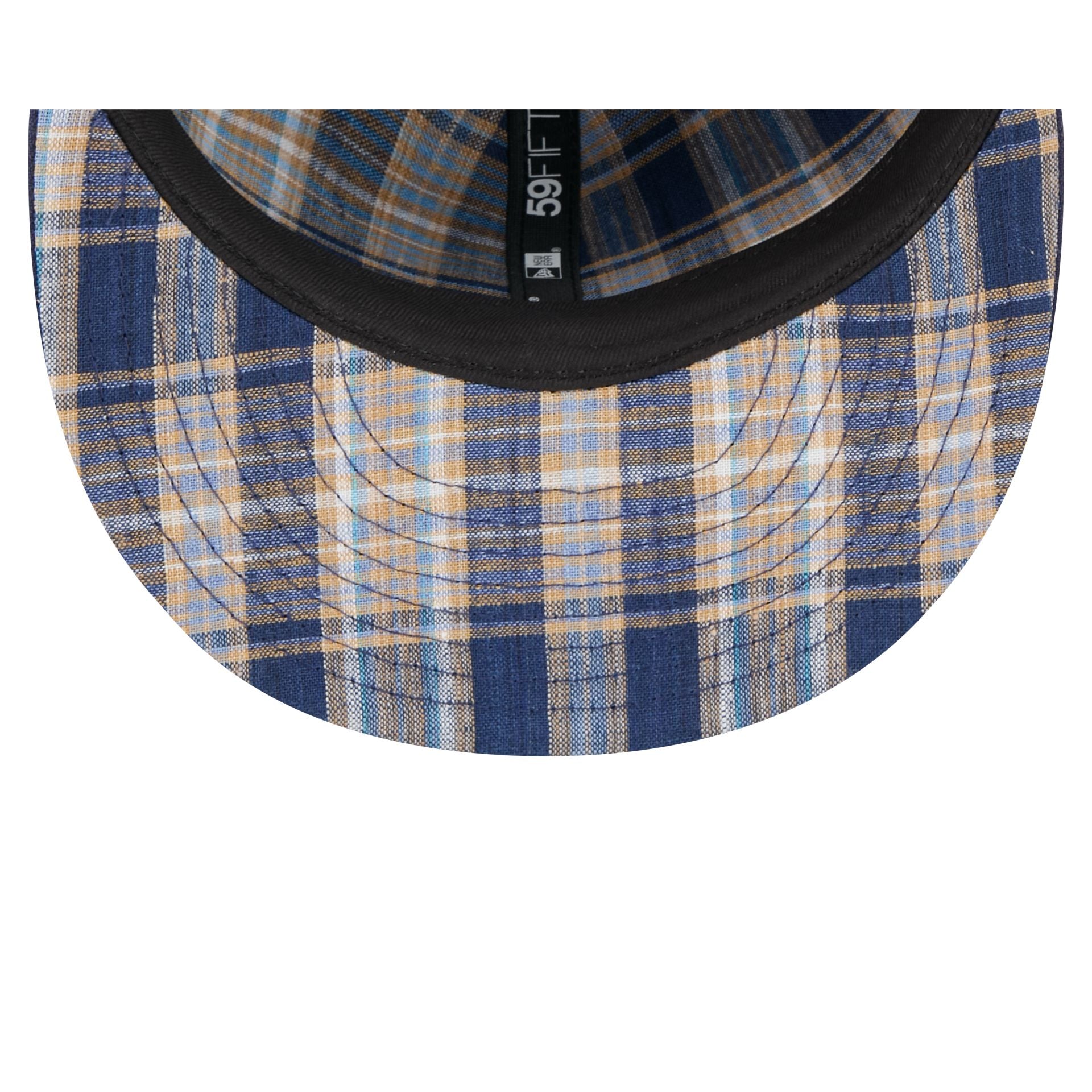 Chicago Cubs Blue Tartan 59FIFTY Fitted Hat - Image 7