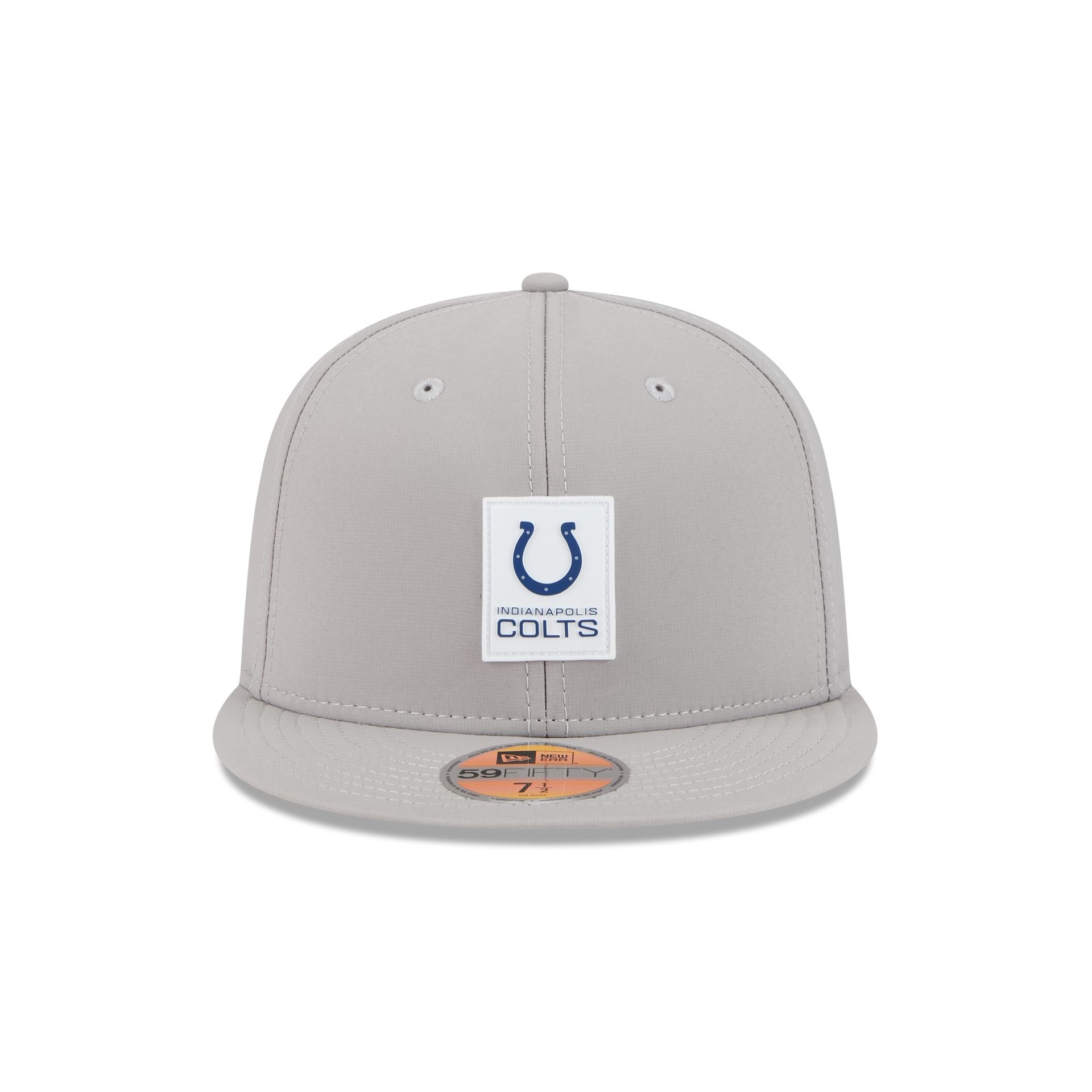 Indianapolis Colts 2025 Sideline Hot Weather Gray 59FIFTY Fitted Hat - Image 2