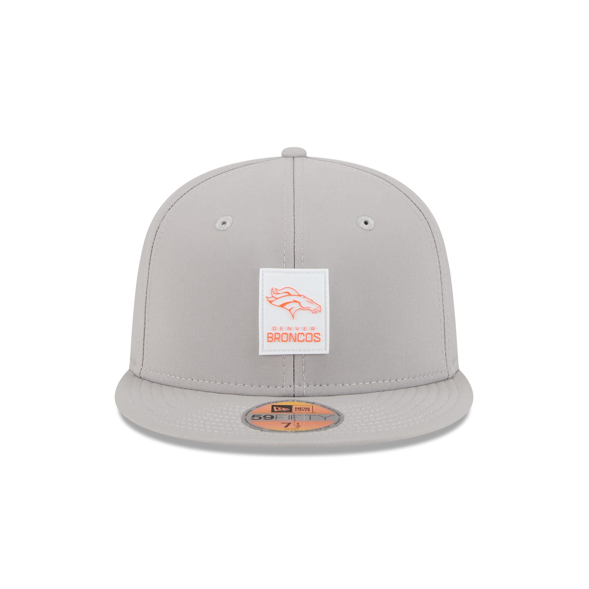 Denver Broncos 2025 Sideline Hot Weather Gray 59FIFTY Fitted Hat - Image 2