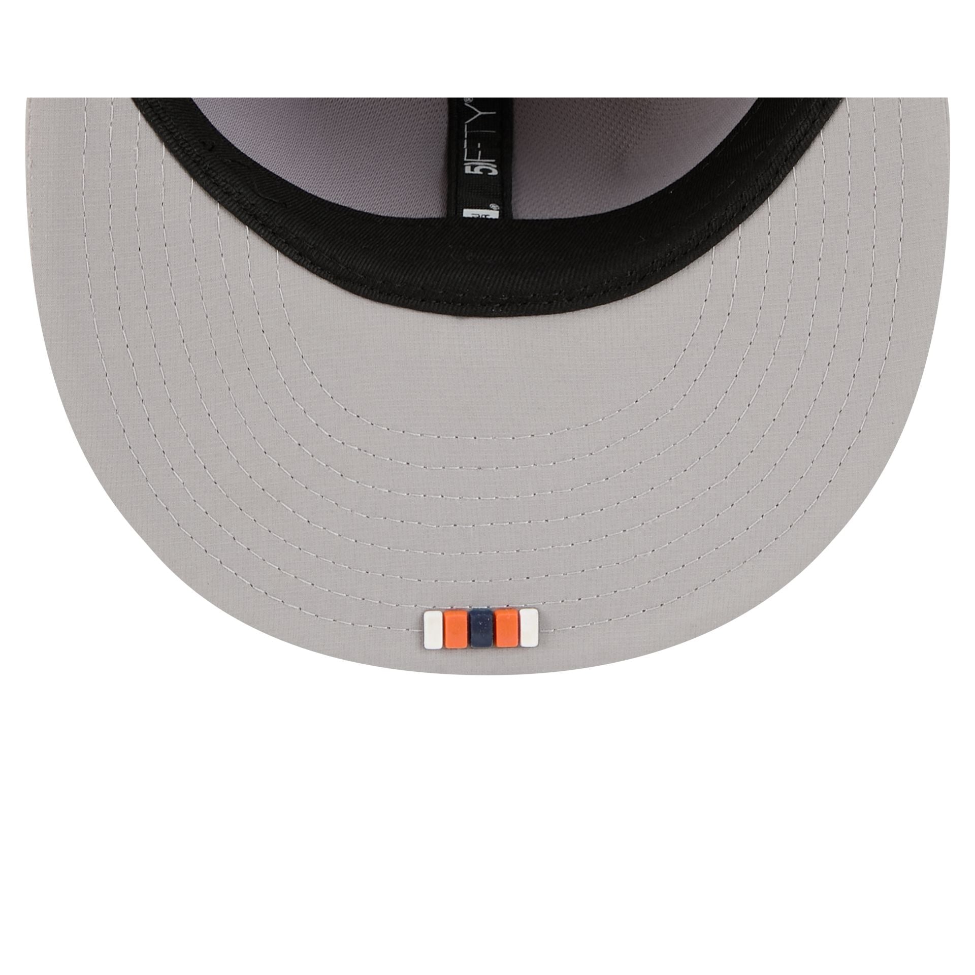 Denver Broncos 2025 Sideline Hot Weather Gray 59FIFTY Fitted Hat - Image 7