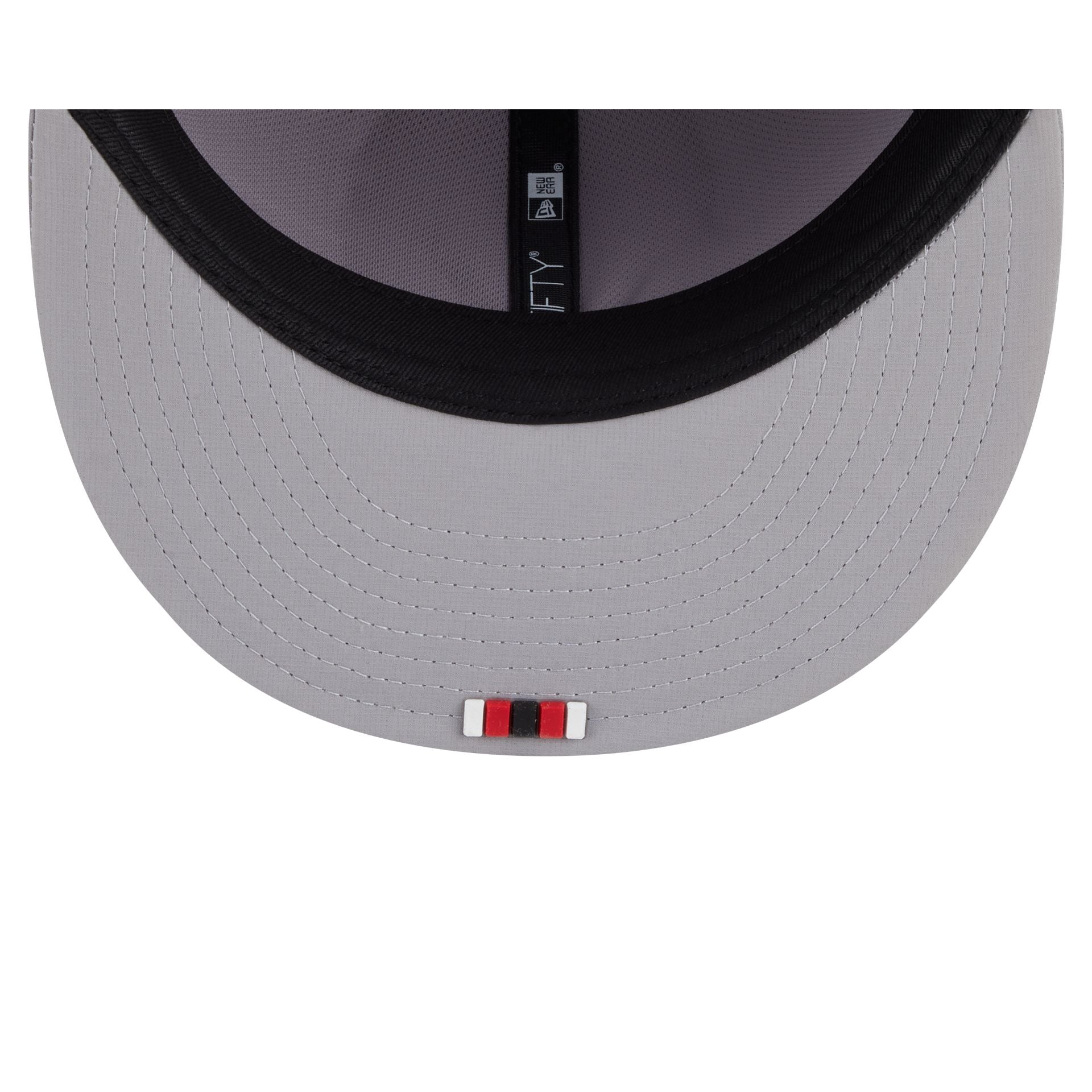 San Francisco 49ers 2025 Sideline Hot Weather Gray 59FIFTY Fitted Hat - Image 7