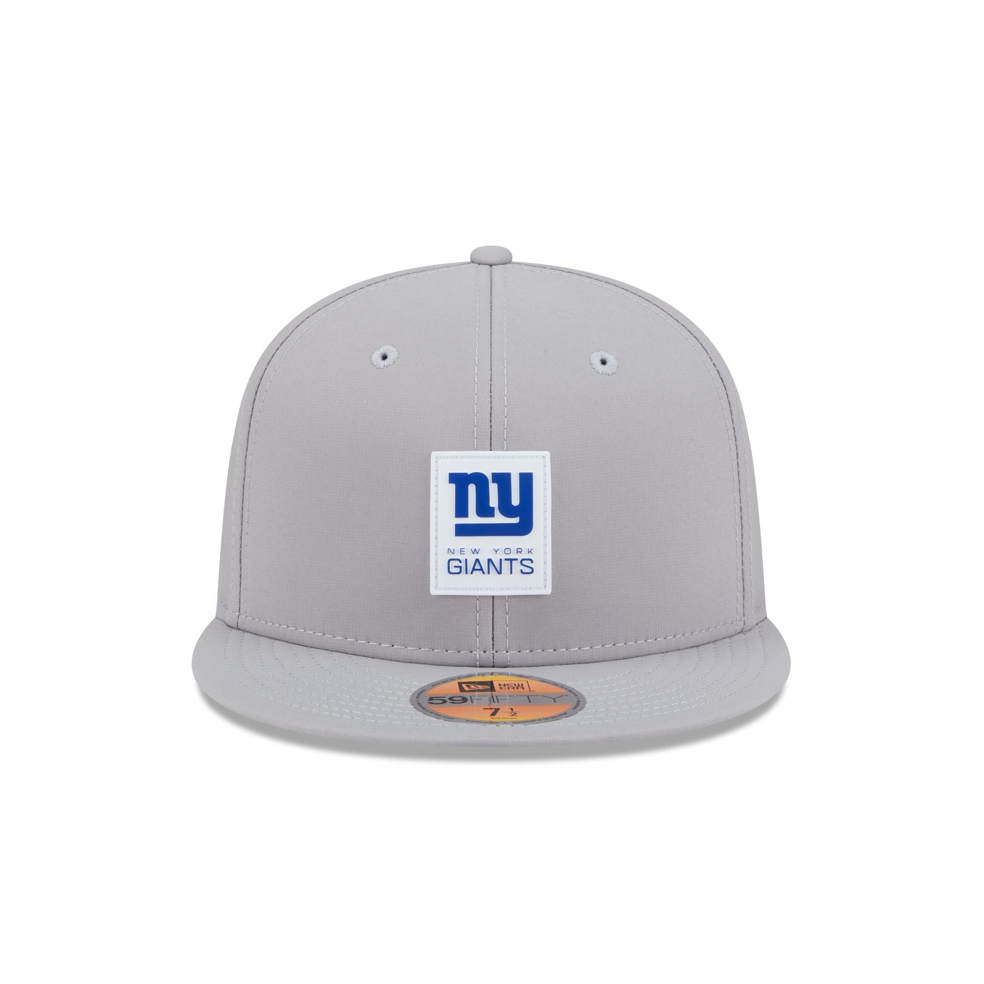 New York Giants 2025 Sideline Hot Weather Gray 59FIFTY Fitted Hat - Image 2