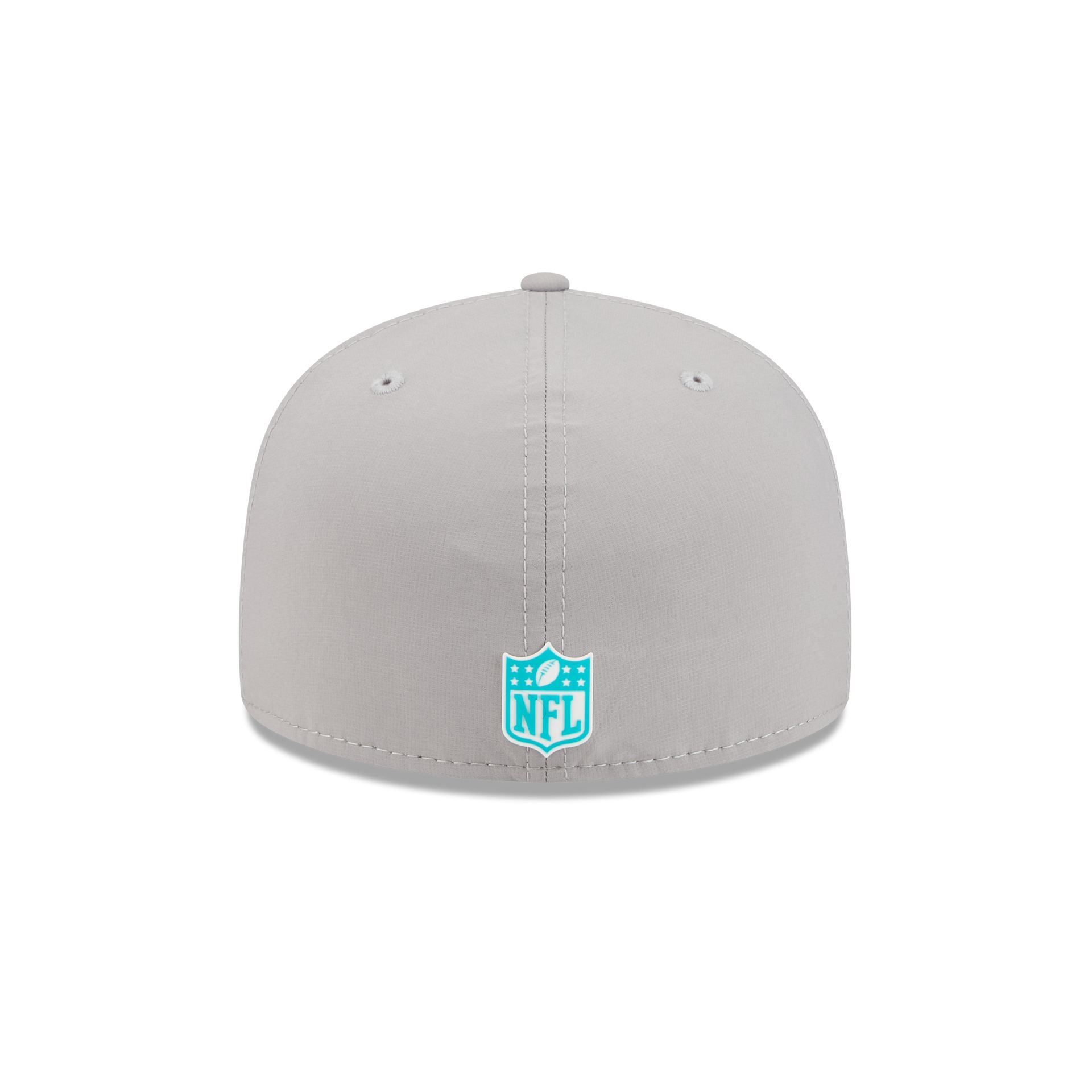 Miami Dolphins 2025 Sideline Hot Weather Gray 59FIFTY Fitted Hat - Image 6