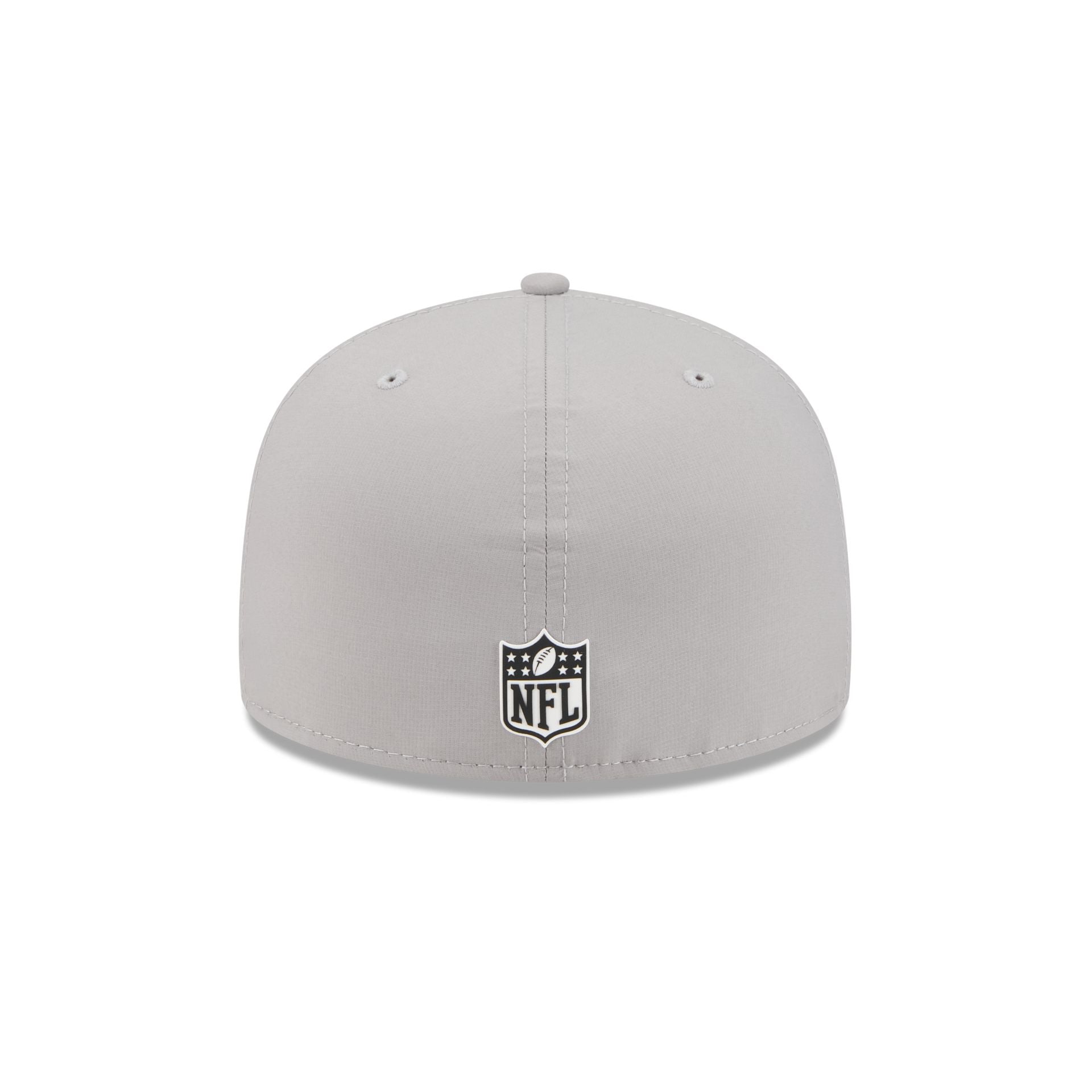 Las Vegas Raiders 2025 Sideline Hot Weather Gray 59FIFTY Fitted Hat - Image 6