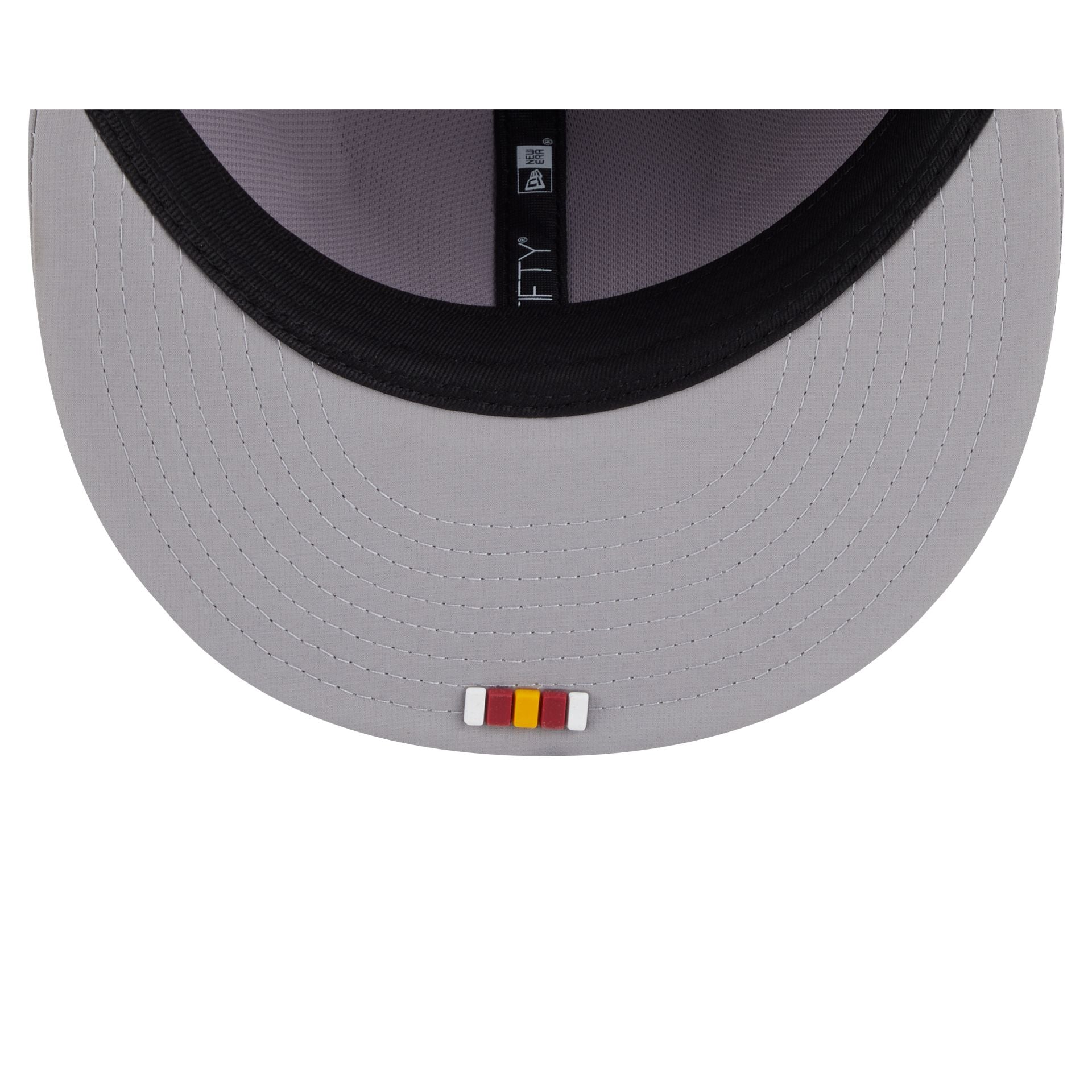 Washington Commanders 2025 Sideline Hot Weather Gray 59FIFTY Fitted Hat - Image 7